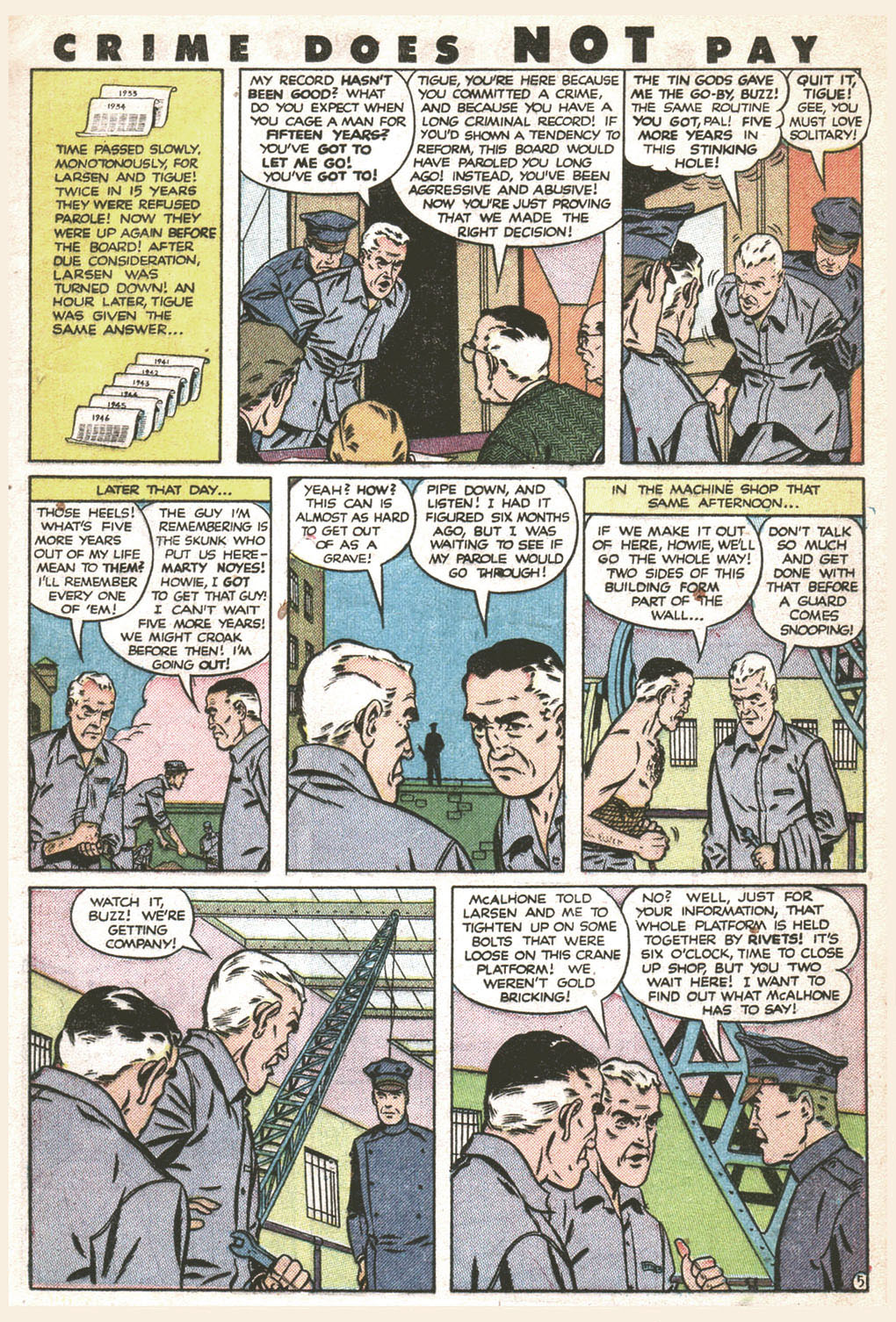 Crime Does Not Pay #96 (Lev Gleason), page 21. Public domain (US).