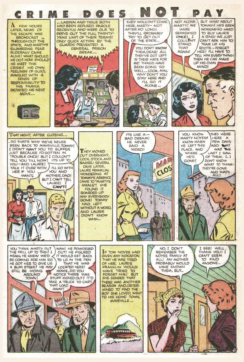 Crime Does Not Pay #96 (Lev Gleason), page 23. Public domain (US).