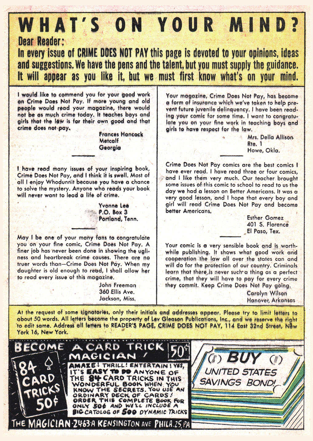 Crime Does Not Pay #96 (Lev Gleason), page 28. Public domain (US).