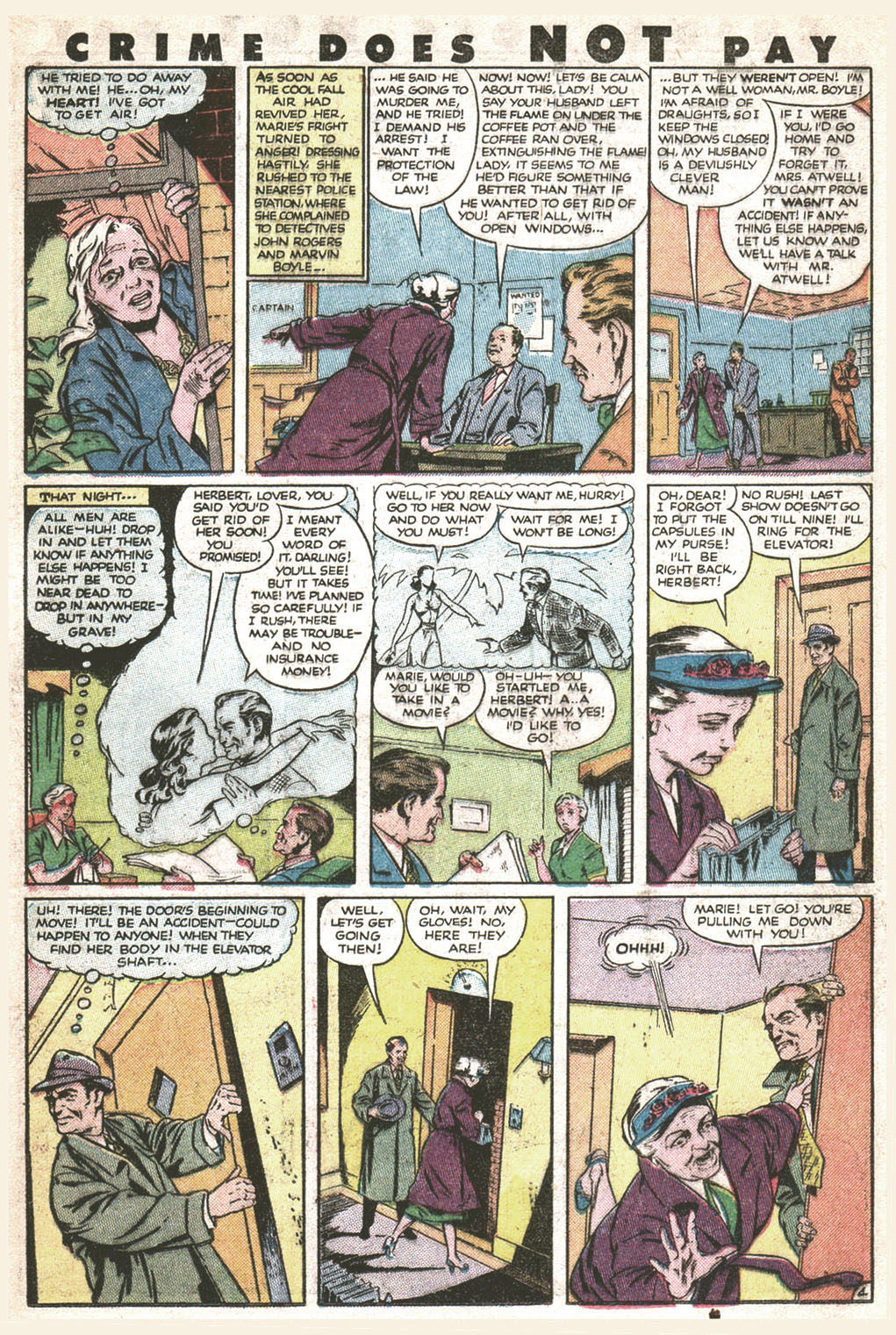 Crime Does Not Pay #96 (Lev Gleason), page 37. Public domain (US).