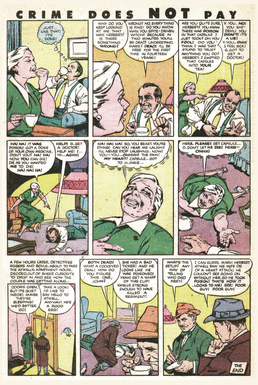 Crime Does Not Pay #96 (Lev Gleason), page 40. Public domain (US).