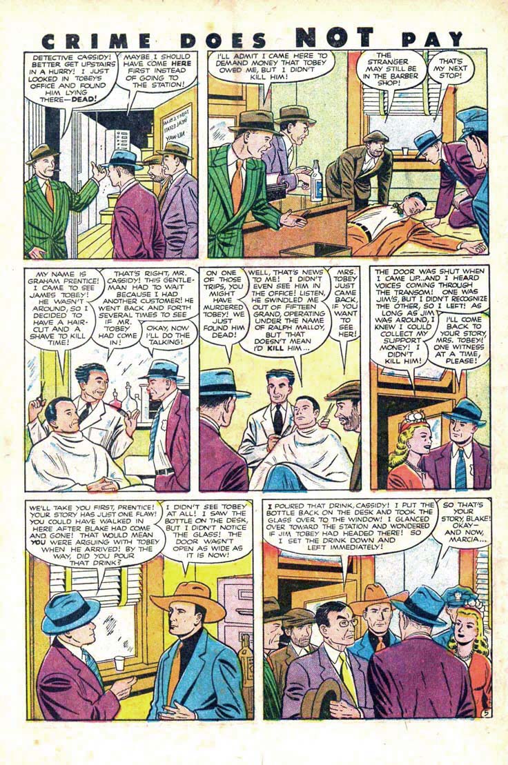 Crime Does Not Pay #98 (Lev Gleason), page 46. Public domain (US).
