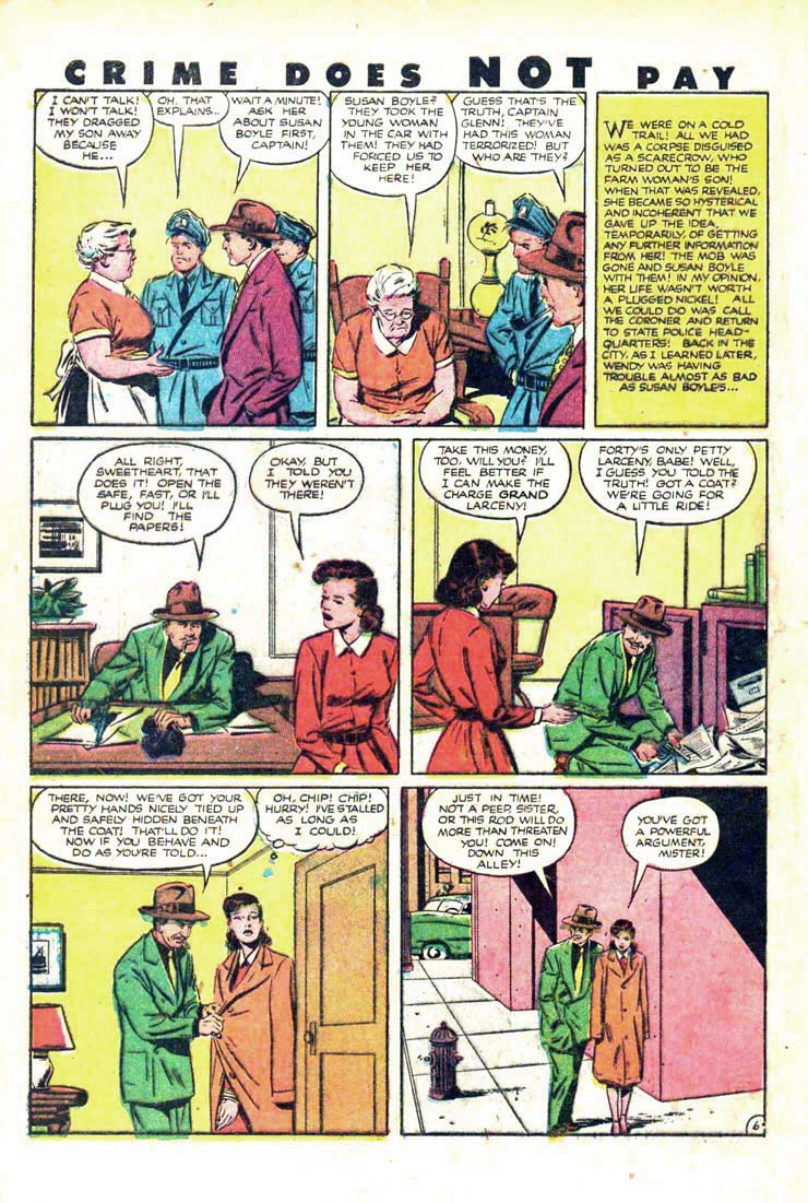 Crime Does Not Pay #98 (Lev Gleason), page 8. Public domain (US).