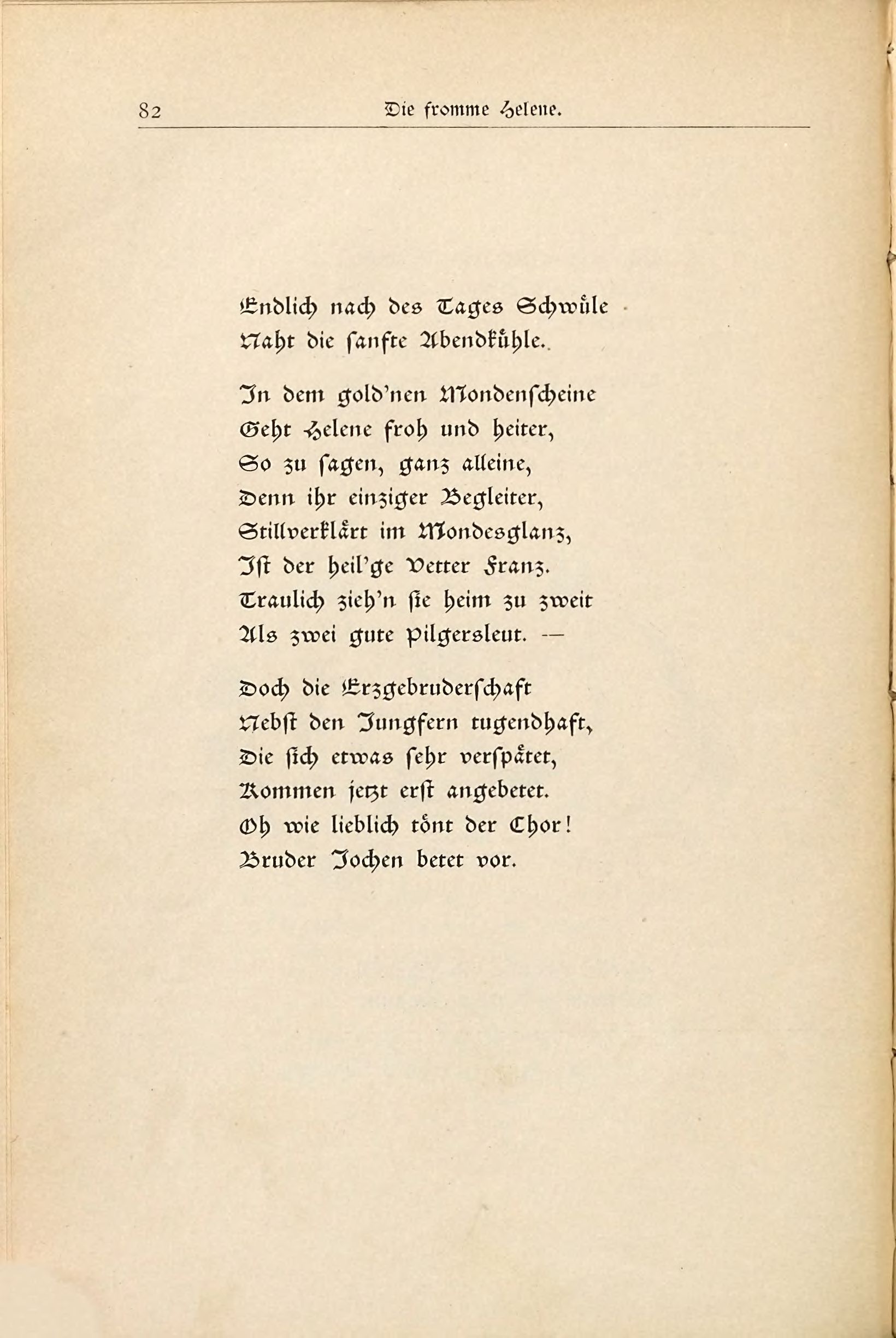 Die fromme Helene (Wilhelm Busch, 1882), Seite 82. Public domain. Bayerische Staatsbibliothek / Internet Archive.