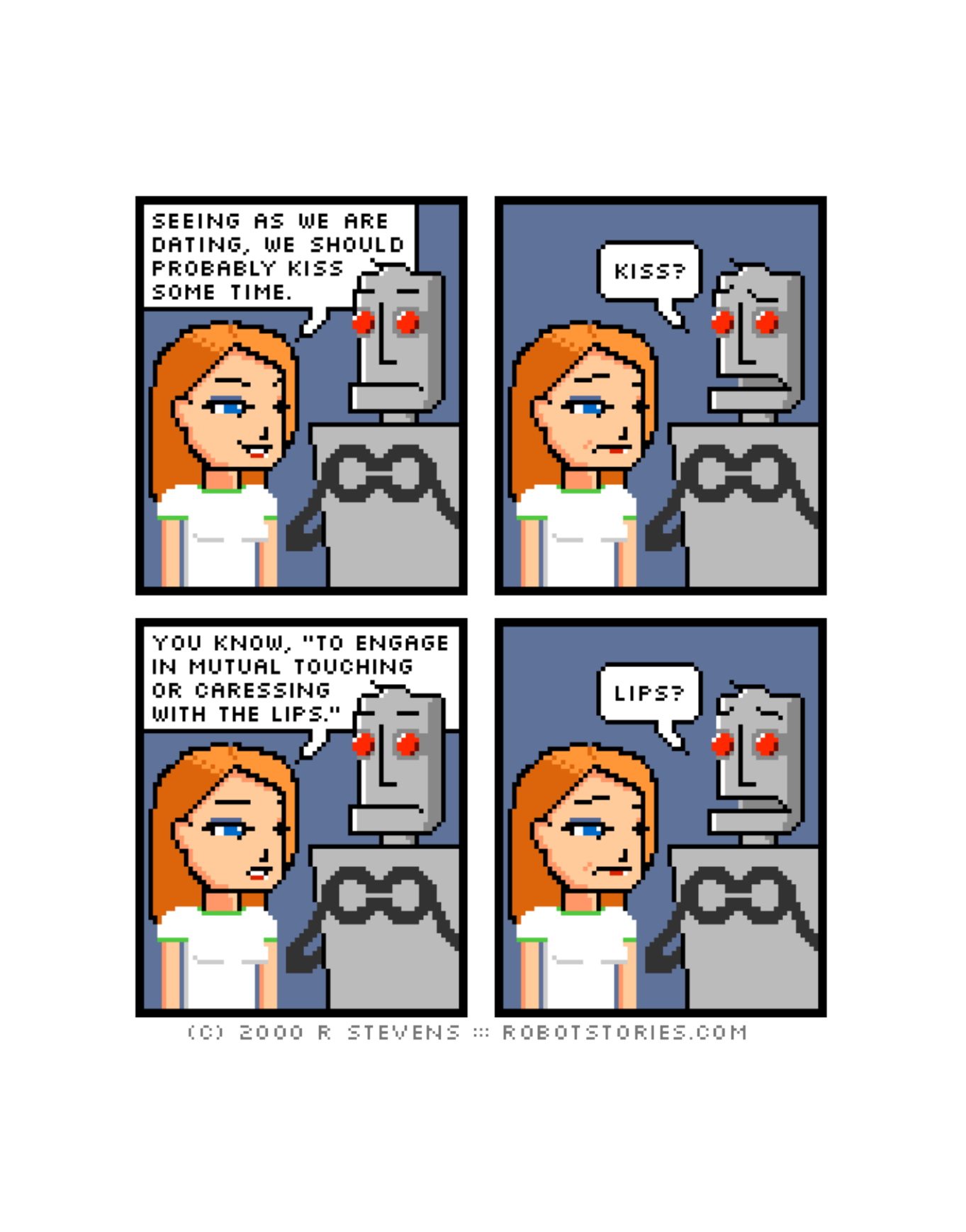 Diesel Sweeties (ebook volumes), page 11. Diesel Sweeties by R. Stevens, CC BY-NC. https://dieselsweeties.com/ebooks/