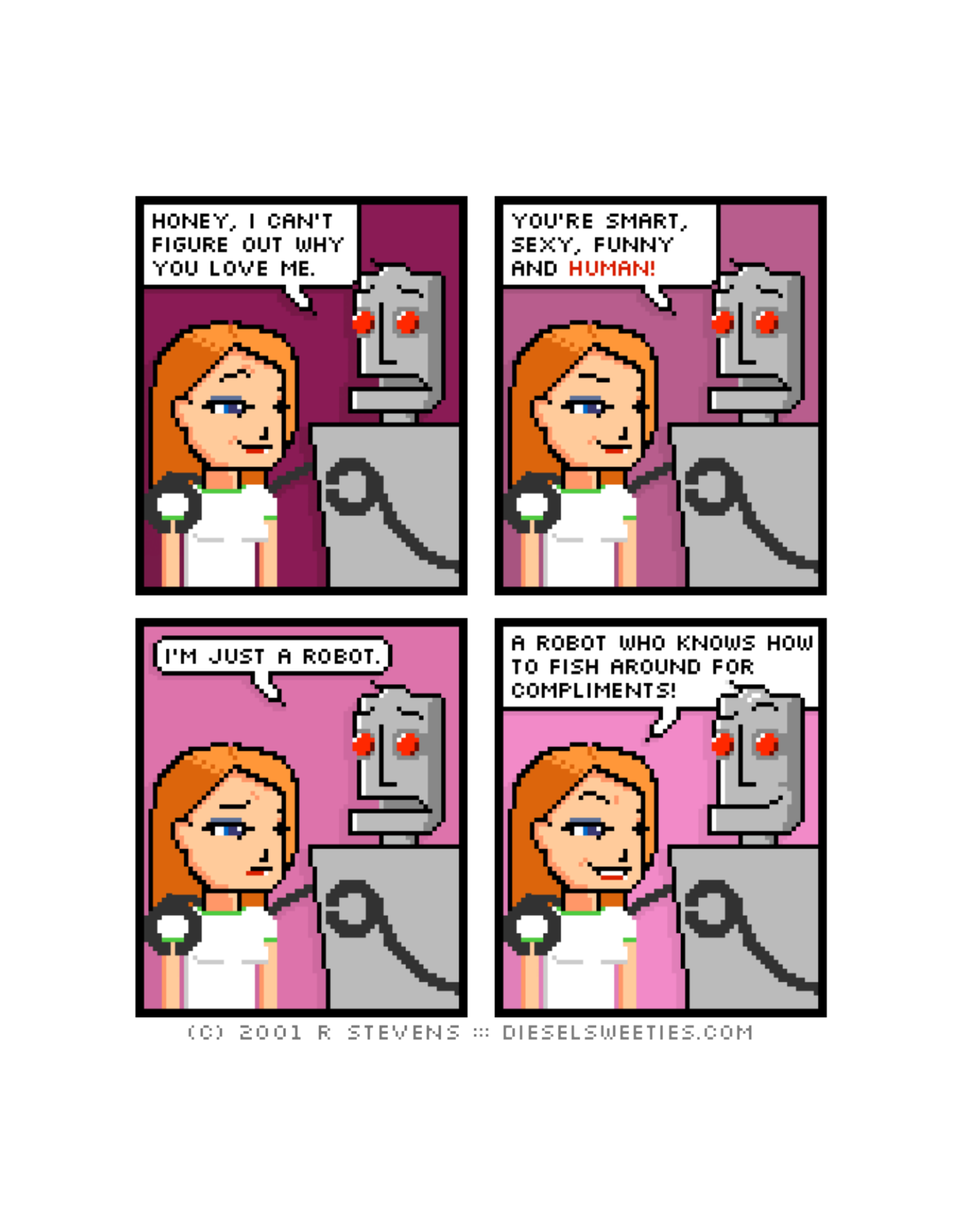 Diesel Sweeties (ebook volumes), page 101. Diesel Sweeties by R. Stevens, CC BY-NC. https://dieselsweeties.com/ebooks/