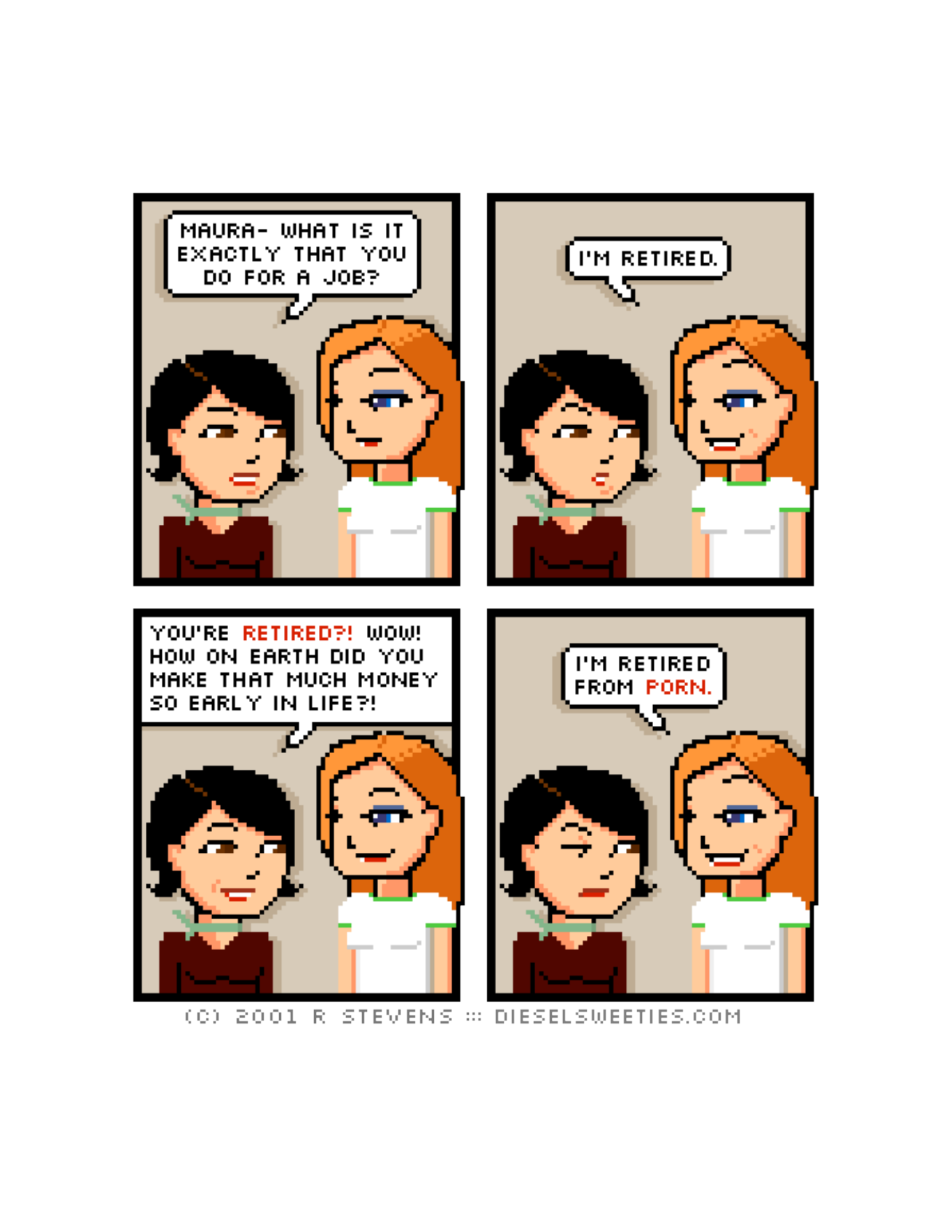 Diesel Sweeties (ebook volumes), page 114. Diesel Sweeties by R. Stevens, CC BY-NC. https://dieselsweeties.com/ebooks/