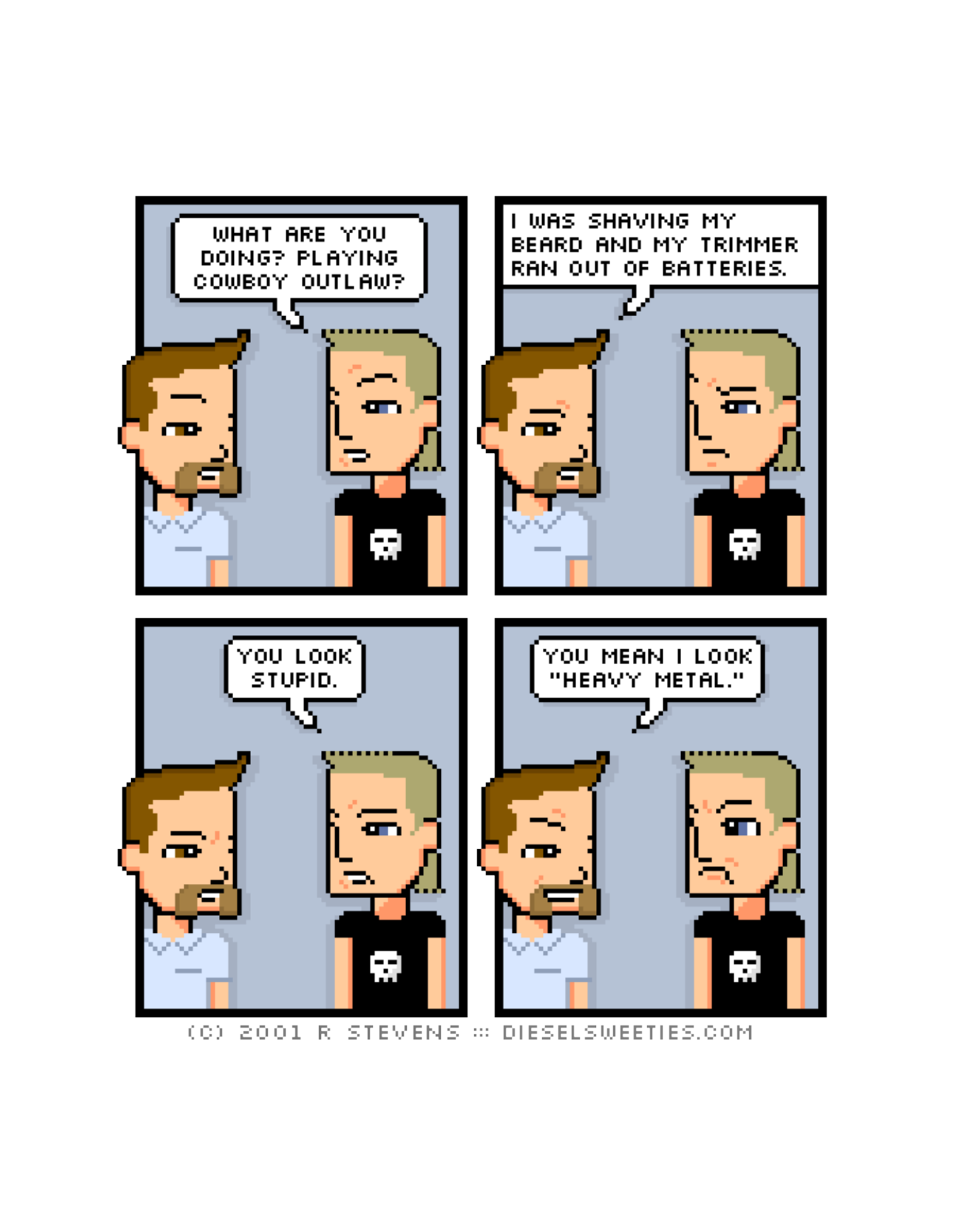 Diesel Sweeties (ebook volumes), page 116. Diesel Sweeties by R. Stevens, CC BY-NC. https://dieselsweeties.com/ebooks/