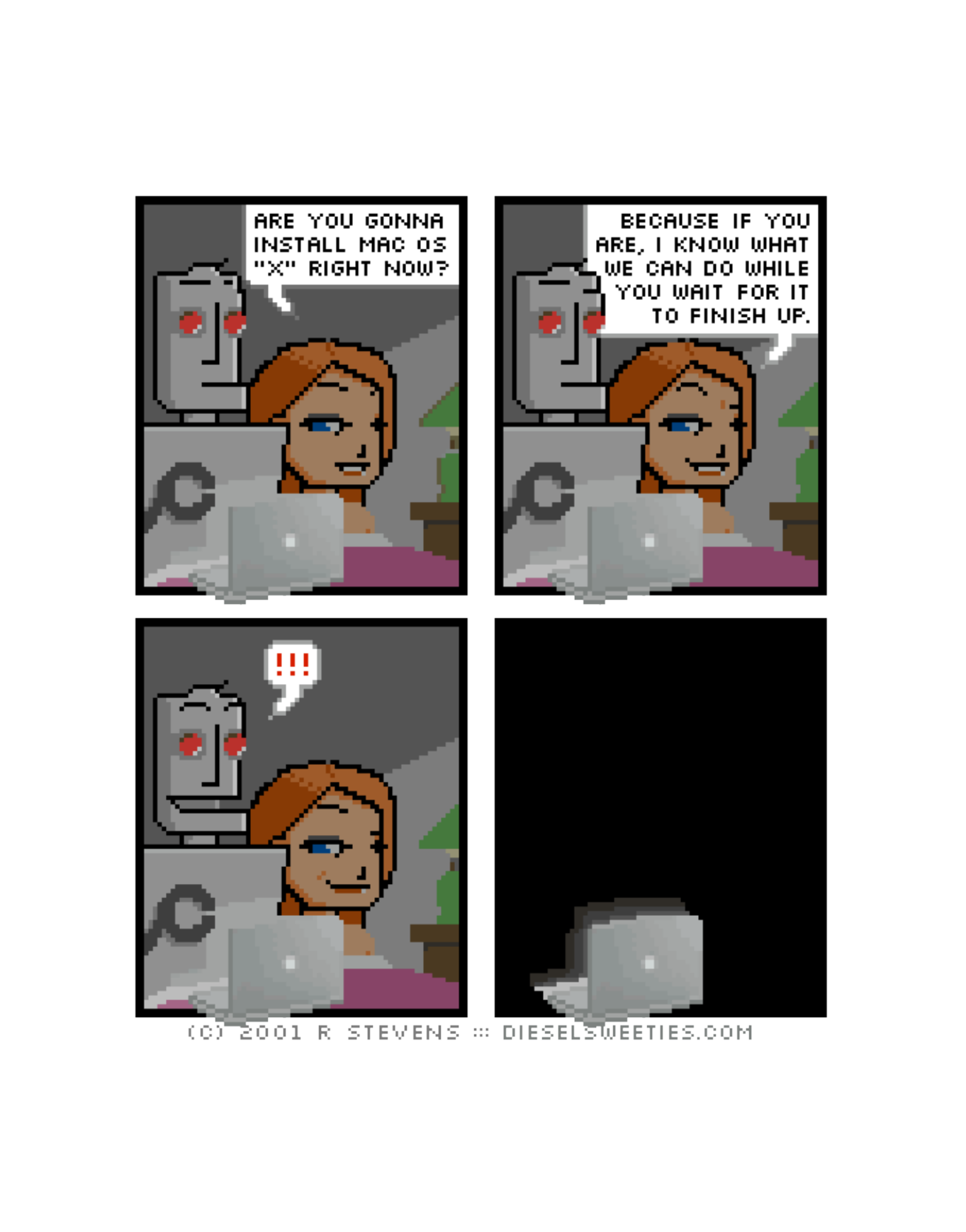 Diesel Sweeties (ebook volumes), page 121. Diesel Sweeties by R. Stevens, CC BY-NC. https://dieselsweeties.com/ebooks/