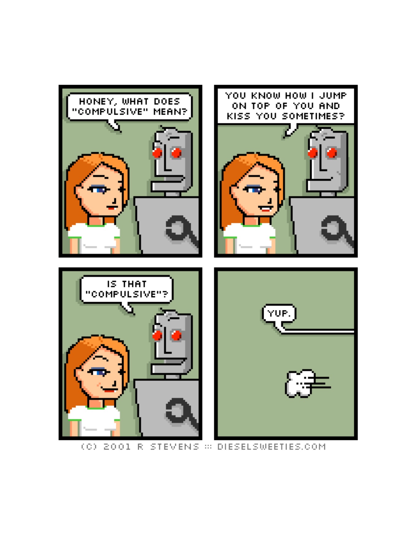 Diesel Sweeties (ebook volumes), page 124. Diesel Sweeties by R. Stevens, CC BY-NC. https://dieselsweeties.com/ebooks/