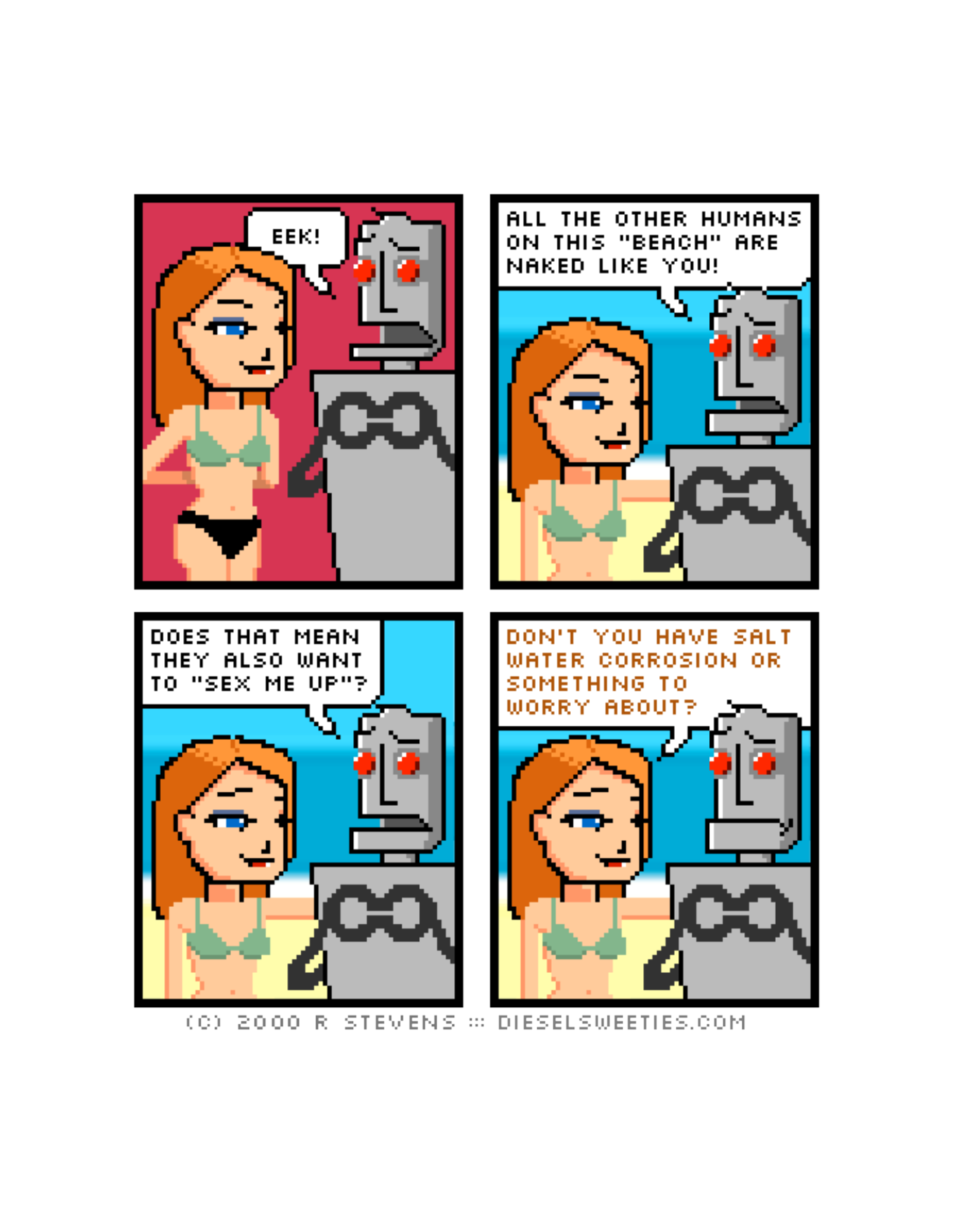 Diesel Sweeties (ebook volumes), page 14. Diesel Sweeties by R. Stevens, CC BY-NC. https://dieselsweeties.com/ebooks/