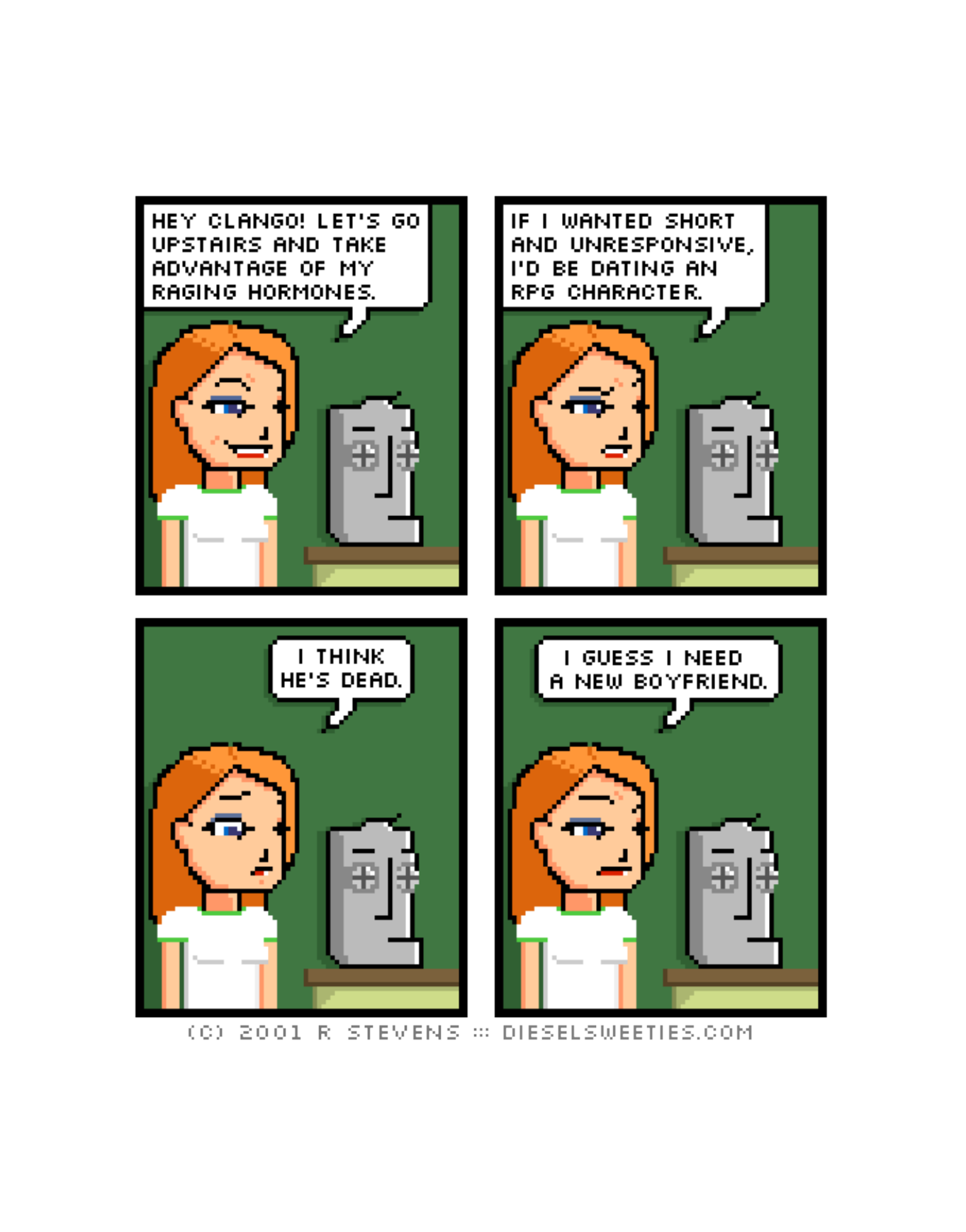 Diesel Sweeties (ebook volumes), page 137. Diesel Sweeties by R. Stevens, CC BY-NC. https://dieselsweeties.com/ebooks/