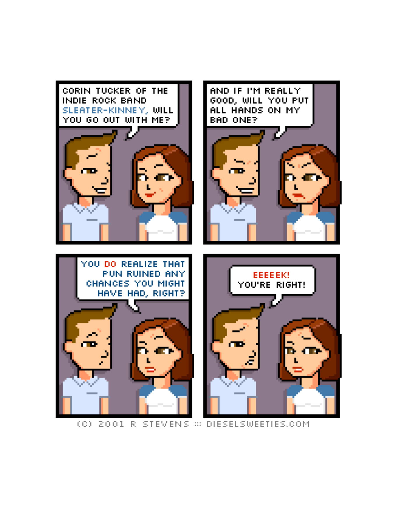 Diesel Sweeties (ebook volumes), page 151. Diesel Sweeties by R. Stevens, CC BY-NC. https://dieselsweeties.com/ebooks/
