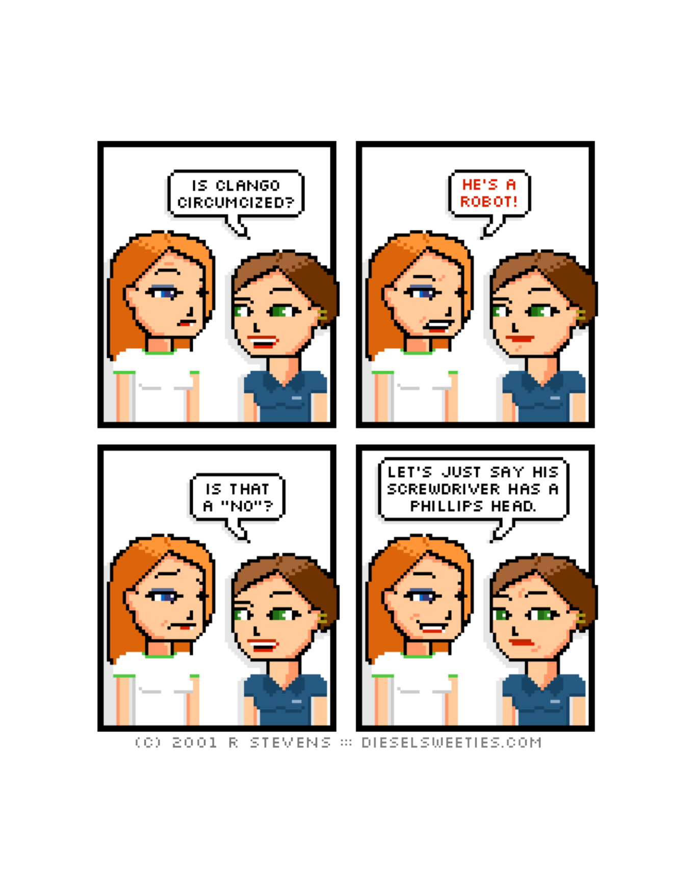 Diesel Sweeties (ebook volumes), page 152. Diesel Sweeties by R. Stevens, CC BY-NC. https://dieselsweeties.com/ebooks/