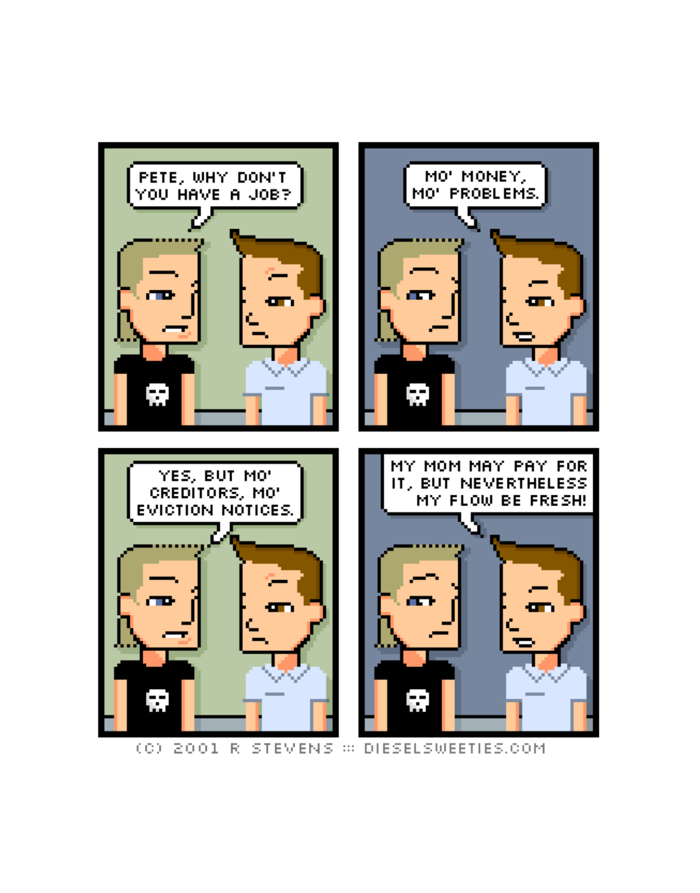 Diesel Sweeties (ebook volumes), page 165. Diesel Sweeties by R. Stevens, CC BY-NC. https://dieselsweeties.com/ebooks/