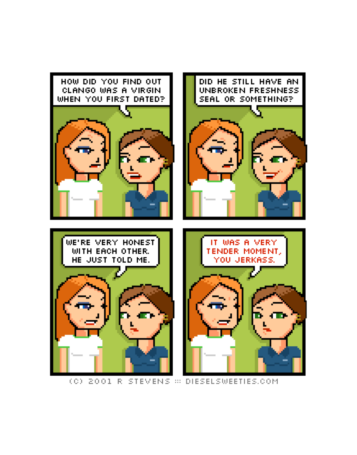 Diesel Sweeties (ebook volumes), page 183. Diesel Sweeties by R. Stevens, CC BY-NC. https://dieselsweeties.com/ebooks/