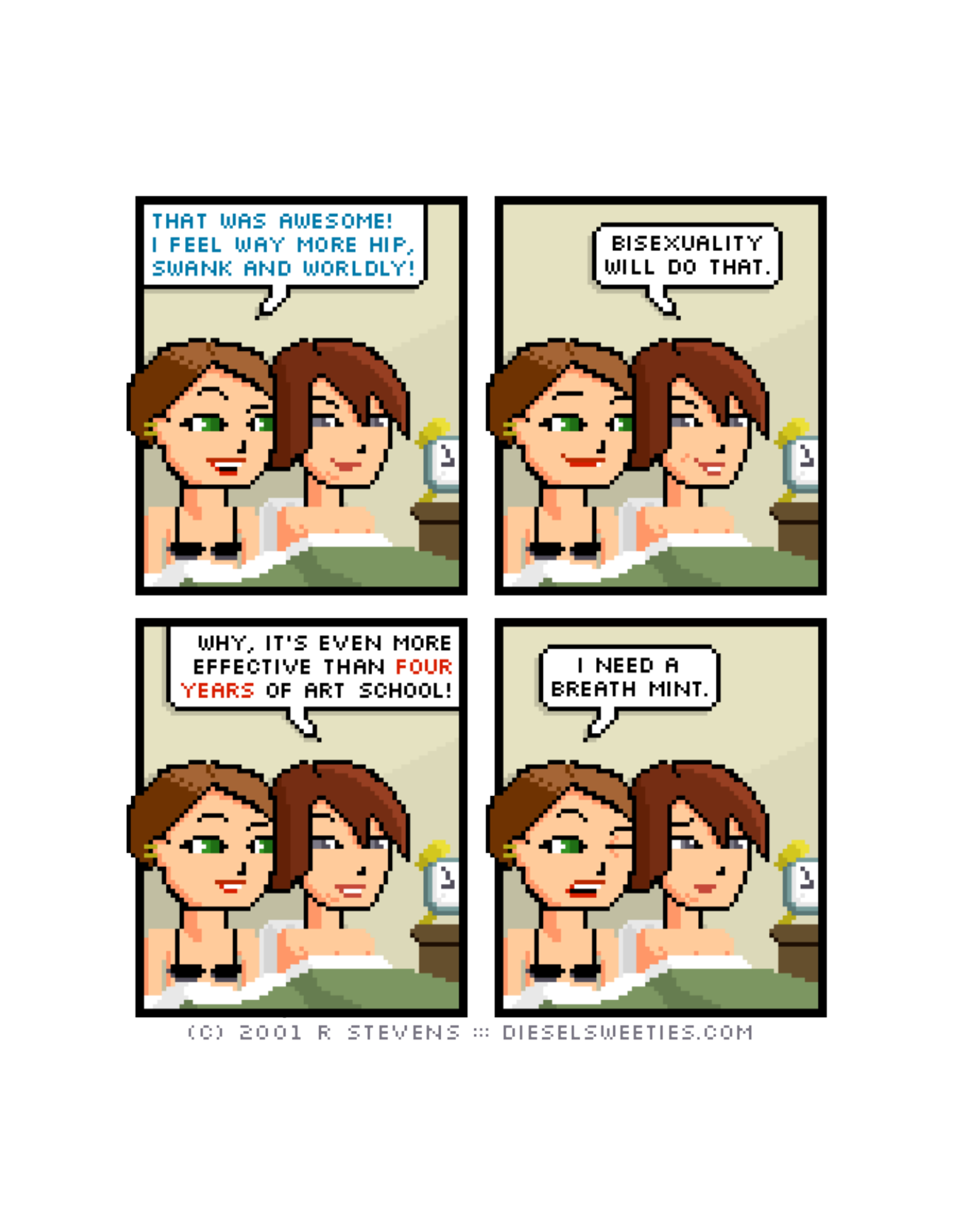Diesel Sweeties (ebook volumes), page 186. Diesel Sweeties by R. Stevens, CC BY-NC. https://dieselsweeties.com/ebooks/