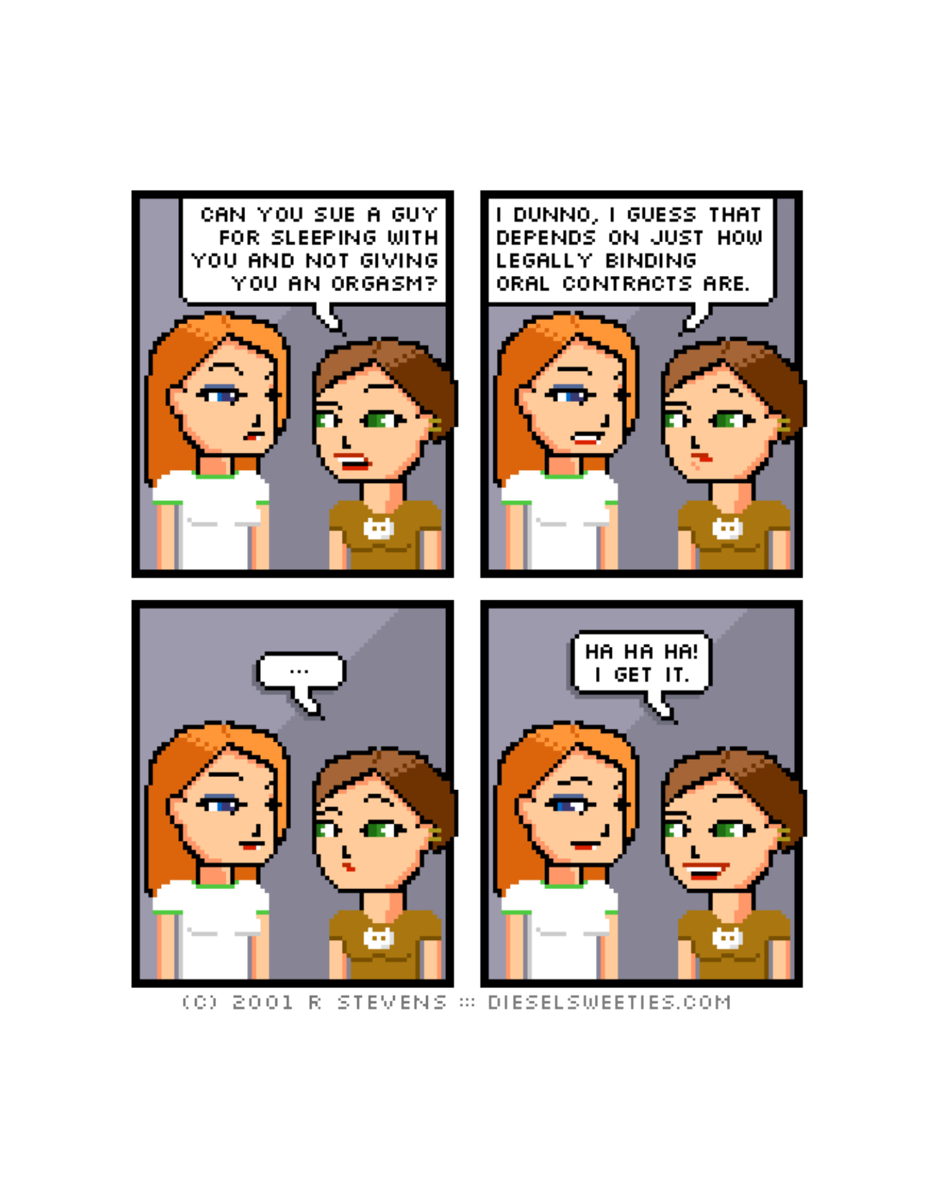 Diesel Sweeties (ebook volumes), page 191. Diesel Sweeties by R. Stevens, CC BY-NC. https://dieselsweeties.com/ebooks/