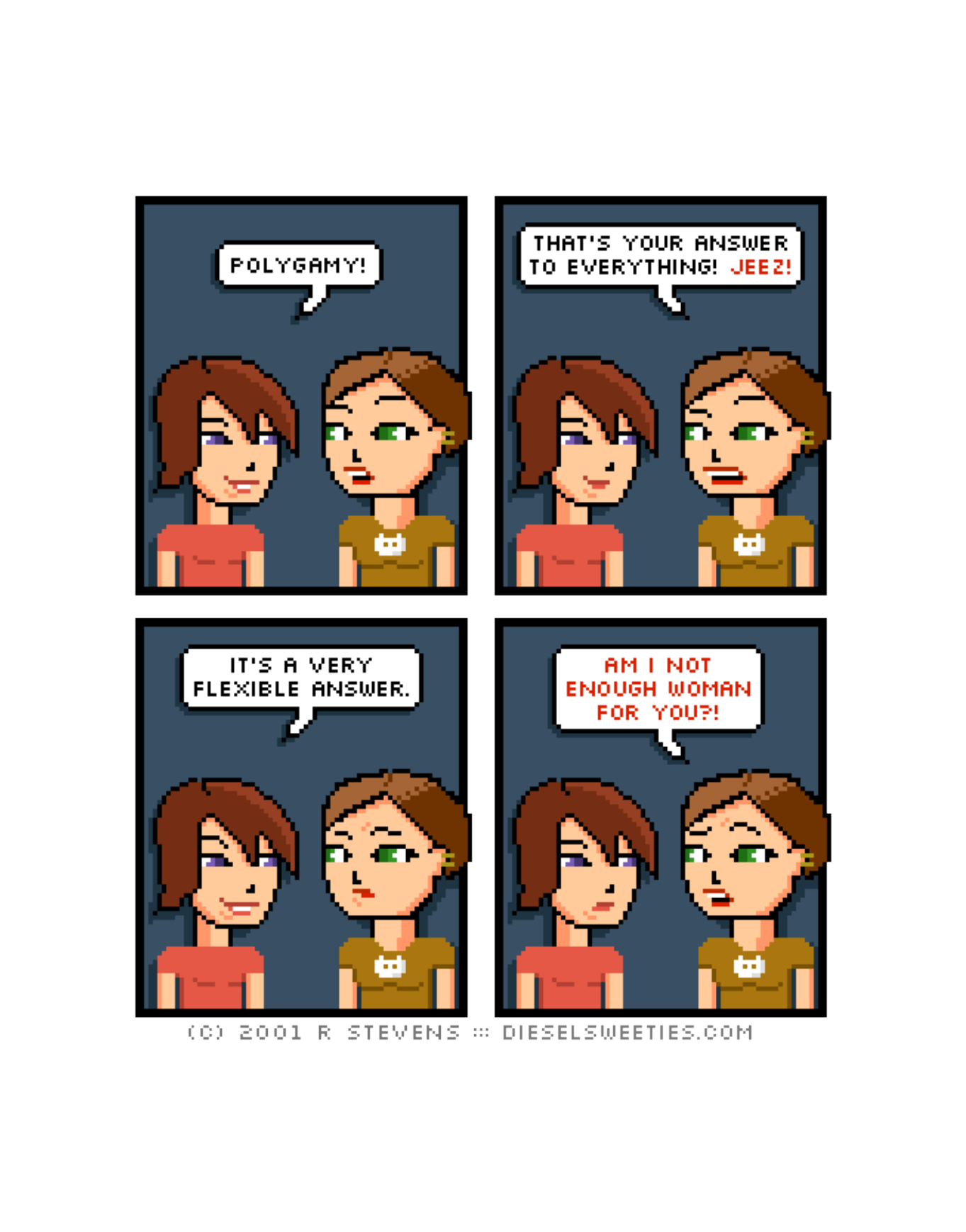Diesel Sweeties (ebook volumes), page 196. Diesel Sweeties by R. Stevens, CC BY-NC. https://dieselsweeties.com/ebooks/