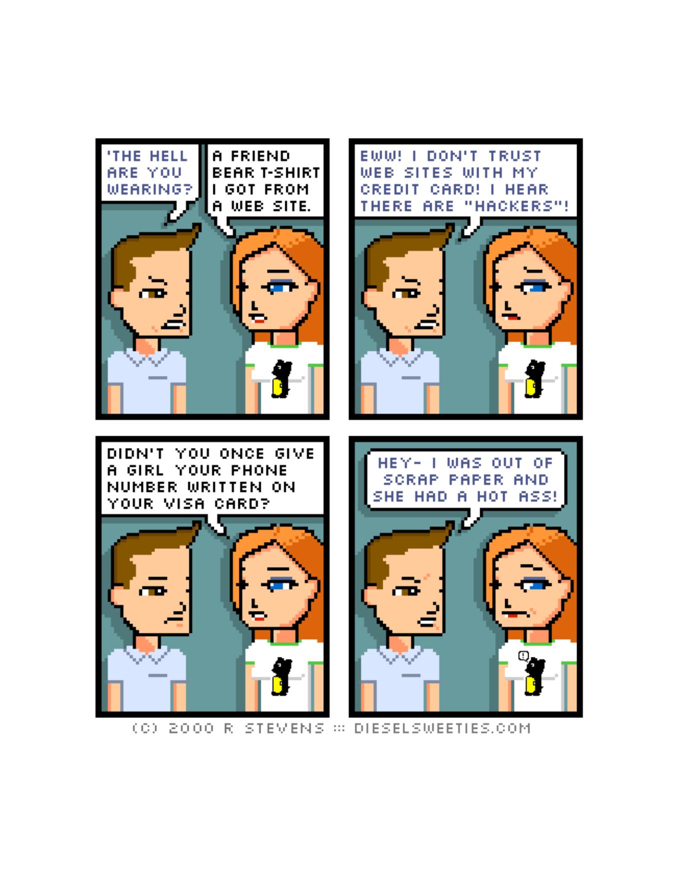 Diesel Sweeties (ebook volumes), page 23. Diesel Sweeties by R. Stevens, CC BY-NC. https://dieselsweeties.com/ebooks/