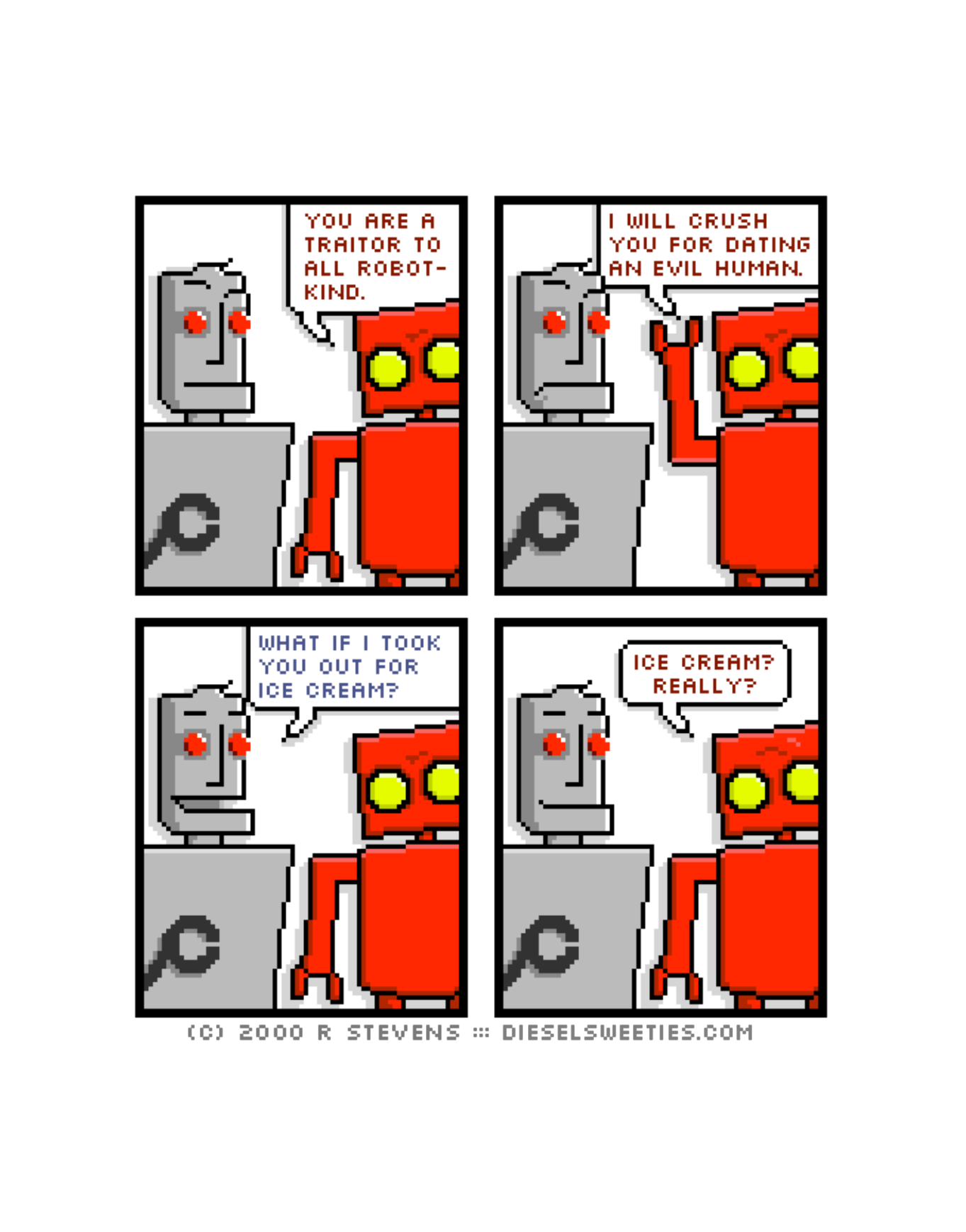 Diesel Sweeties (ebook volumes), page 25. Diesel Sweeties by R. Stevens, CC BY-NC. https://dieselsweeties.com/ebooks/
