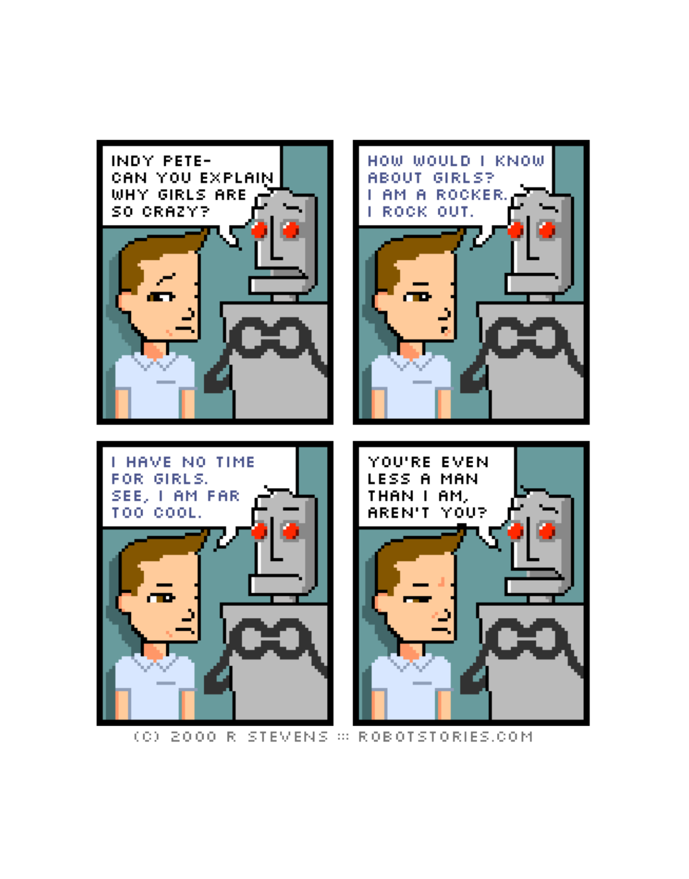 Diesel Sweeties (ebook volumes), page 4. Diesel Sweeties by R. Stevens, CC BY-NC. https://dieselsweeties.com/ebooks/