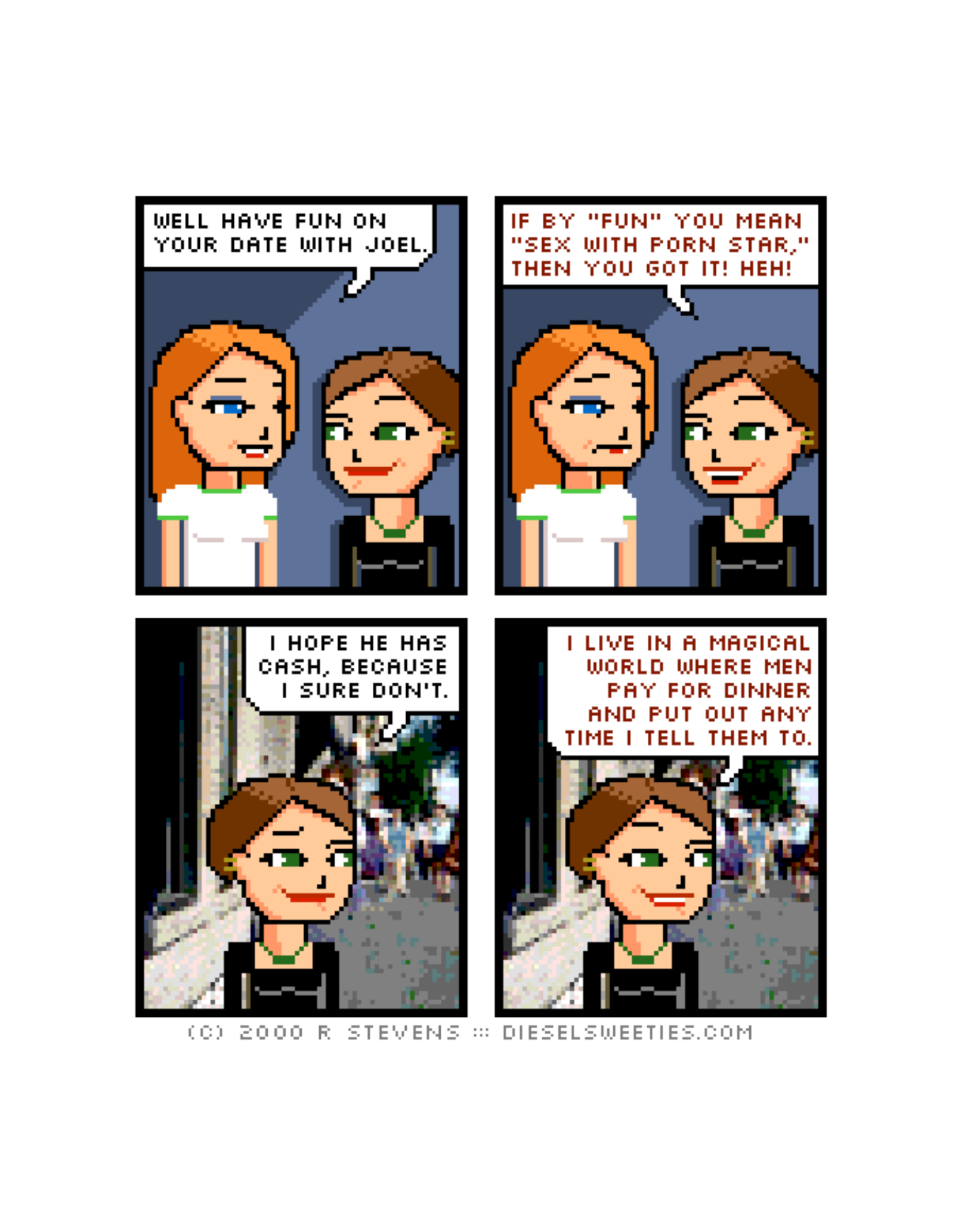 Diesel Sweeties (ebook volumes), page 34. Diesel Sweeties by R. Stevens, CC BY-NC. https://dieselsweeties.com/ebooks/