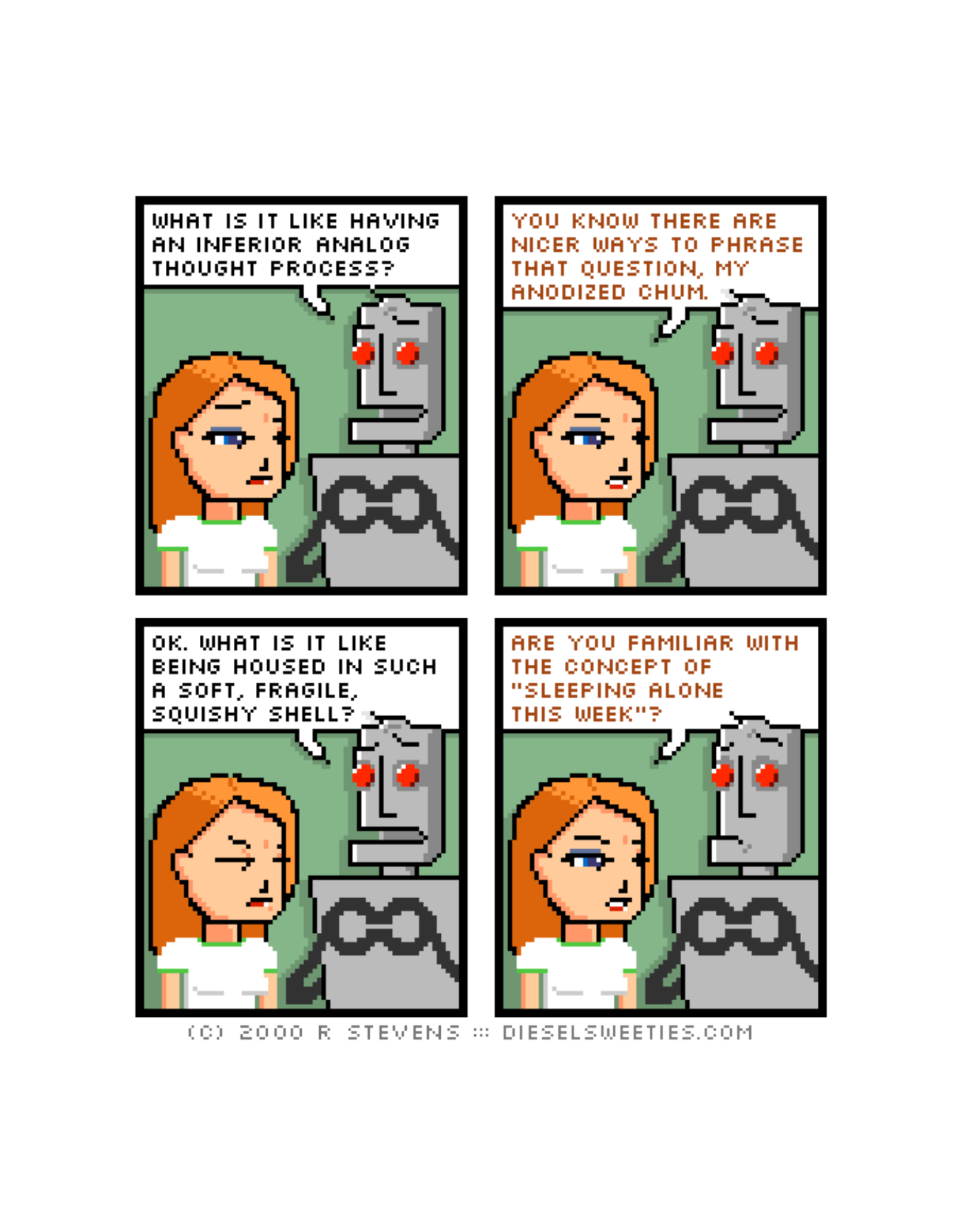 Diesel Sweeties (ebook volumes), page 52. Diesel Sweeties by R. Stevens, CC BY-NC. https://dieselsweeties.com/ebooks/