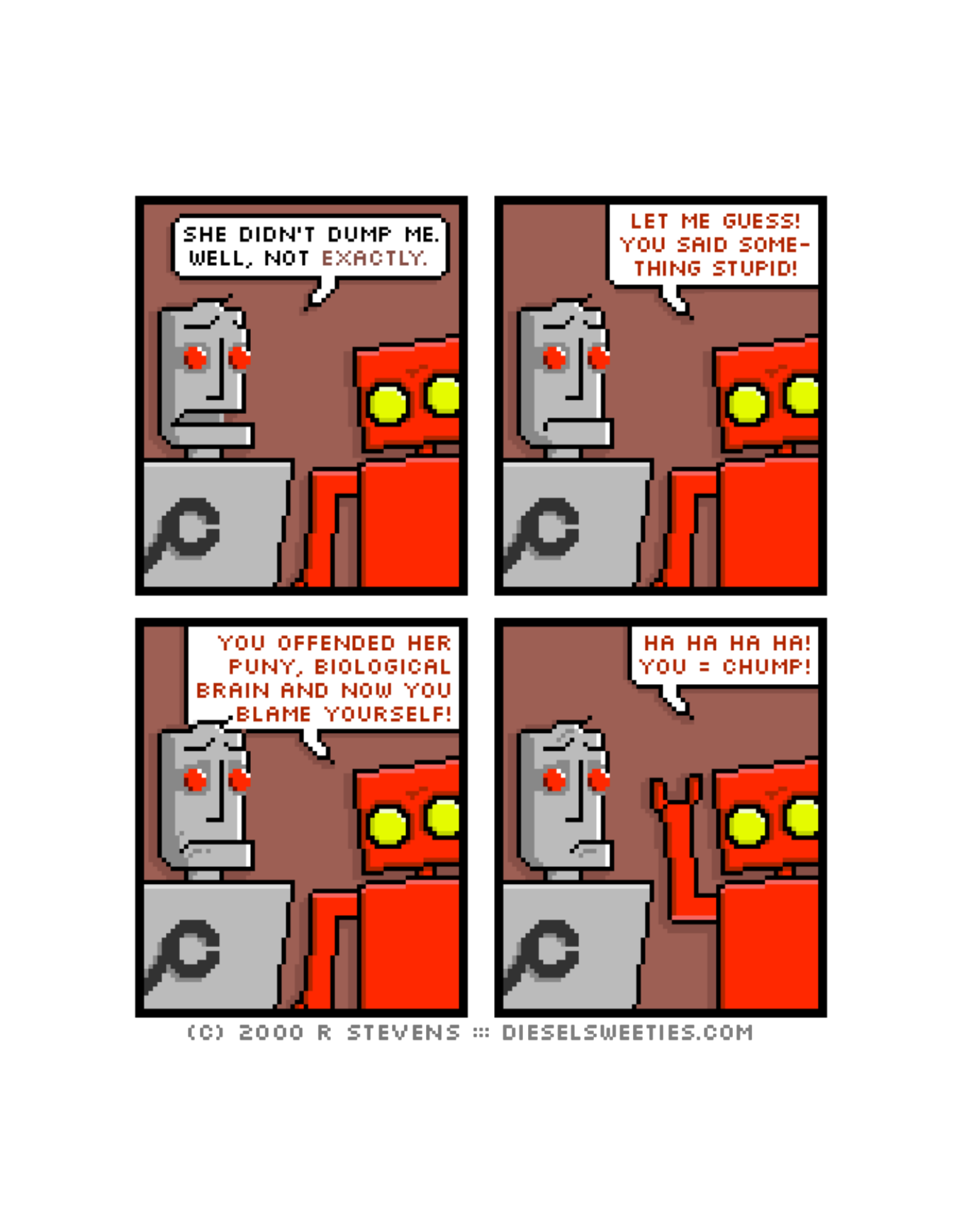 Diesel Sweeties (ebook volumes), page 55. Diesel Sweeties by R. Stevens, CC BY-NC. https://dieselsweeties.com/ebooks/