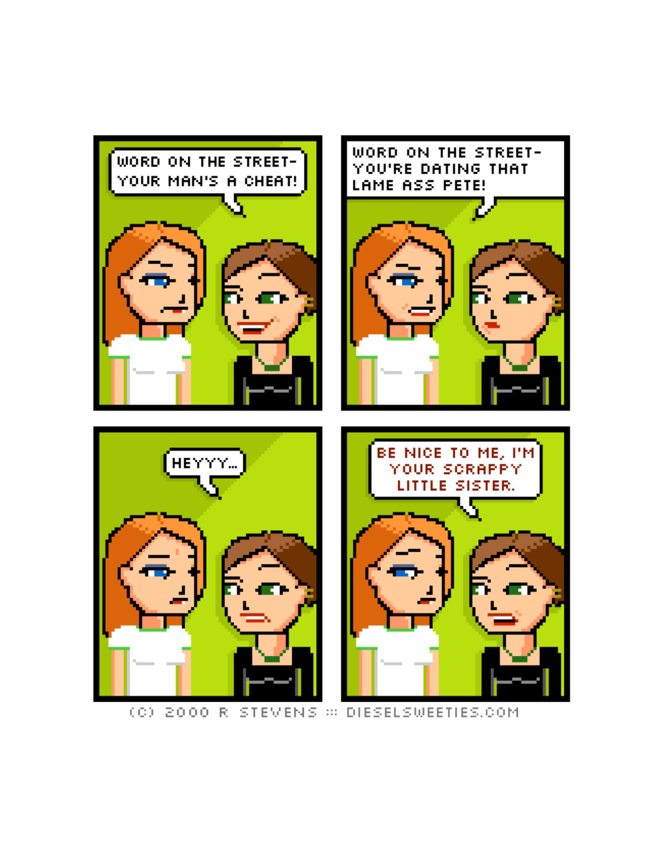 Diesel Sweeties (ebook volumes), page 62. Diesel Sweeties by R. Stevens, CC BY-NC. https://dieselsweeties.com/ebooks/