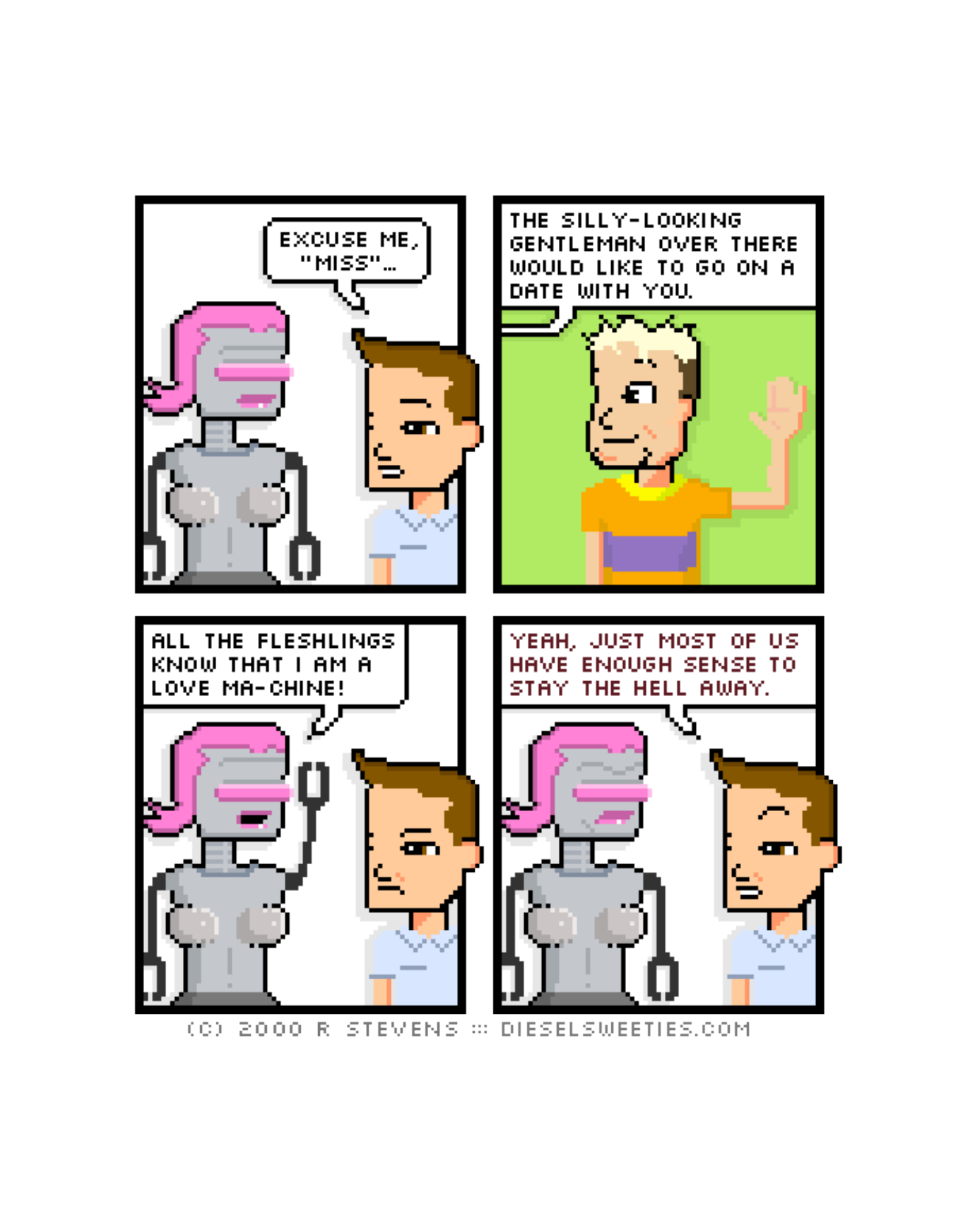 Diesel Sweeties (ebook volumes), page 81. Diesel Sweeties by R. Stevens, CC BY-NC. https://dieselsweeties.com/ebooks/