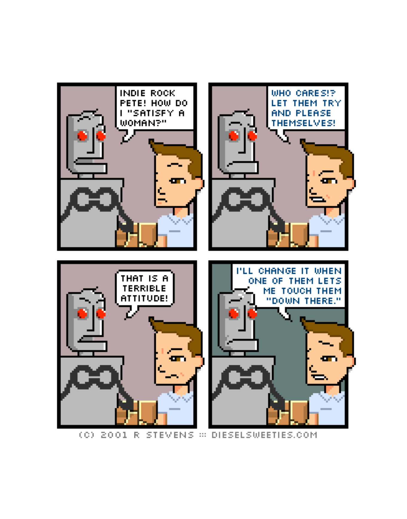 Diesel Sweeties (ebook volumes), page 88. Diesel Sweeties by R. Stevens, CC BY-NC. https://dieselsweeties.com/ebooks/