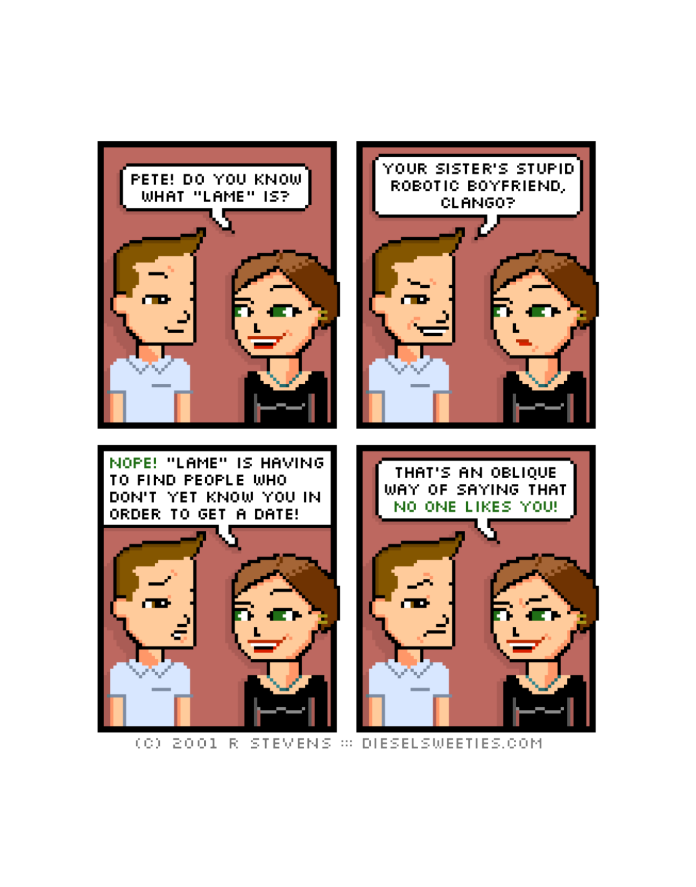 Diesel Sweeties (ebook volumes), page 98. Diesel Sweeties by R. Stevens, CC BY-NC. https://dieselsweeties.com/ebooks/
