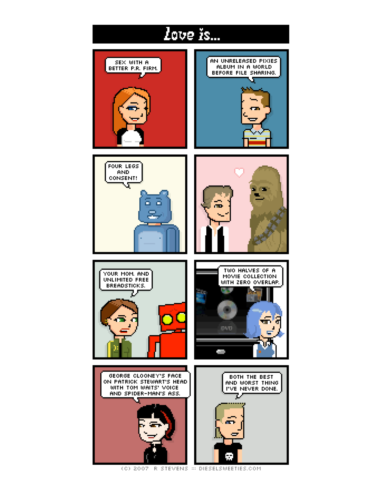 Diesel Sweeties (ebook volumes), page 109. Diesel Sweeties by R. Stevens, CC BY-NC. https://dieselsweeties.com/ebooks/