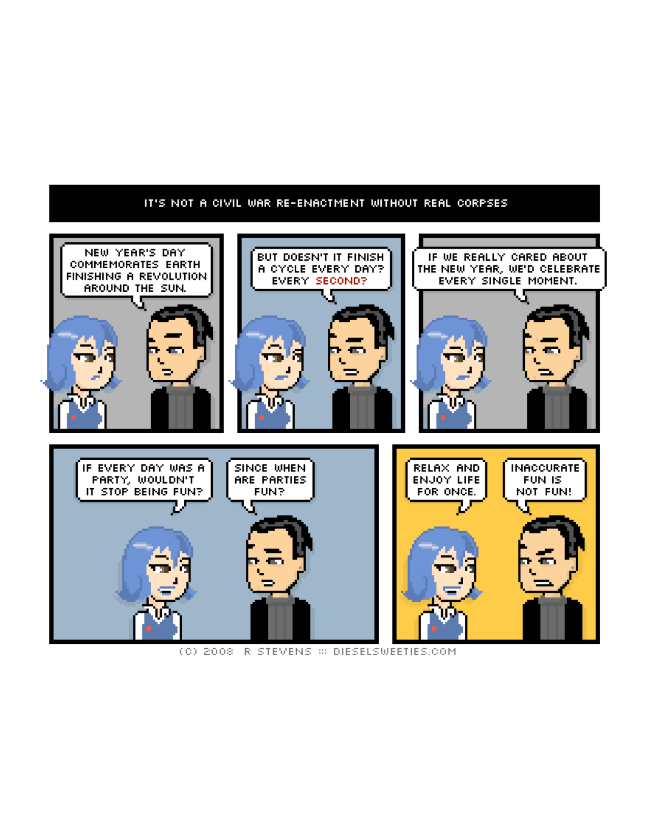 Diesel Sweeties (ebook volumes), page 118. Diesel Sweeties by R. Stevens, CC BY-NC. https://dieselsweeties.com/ebooks/