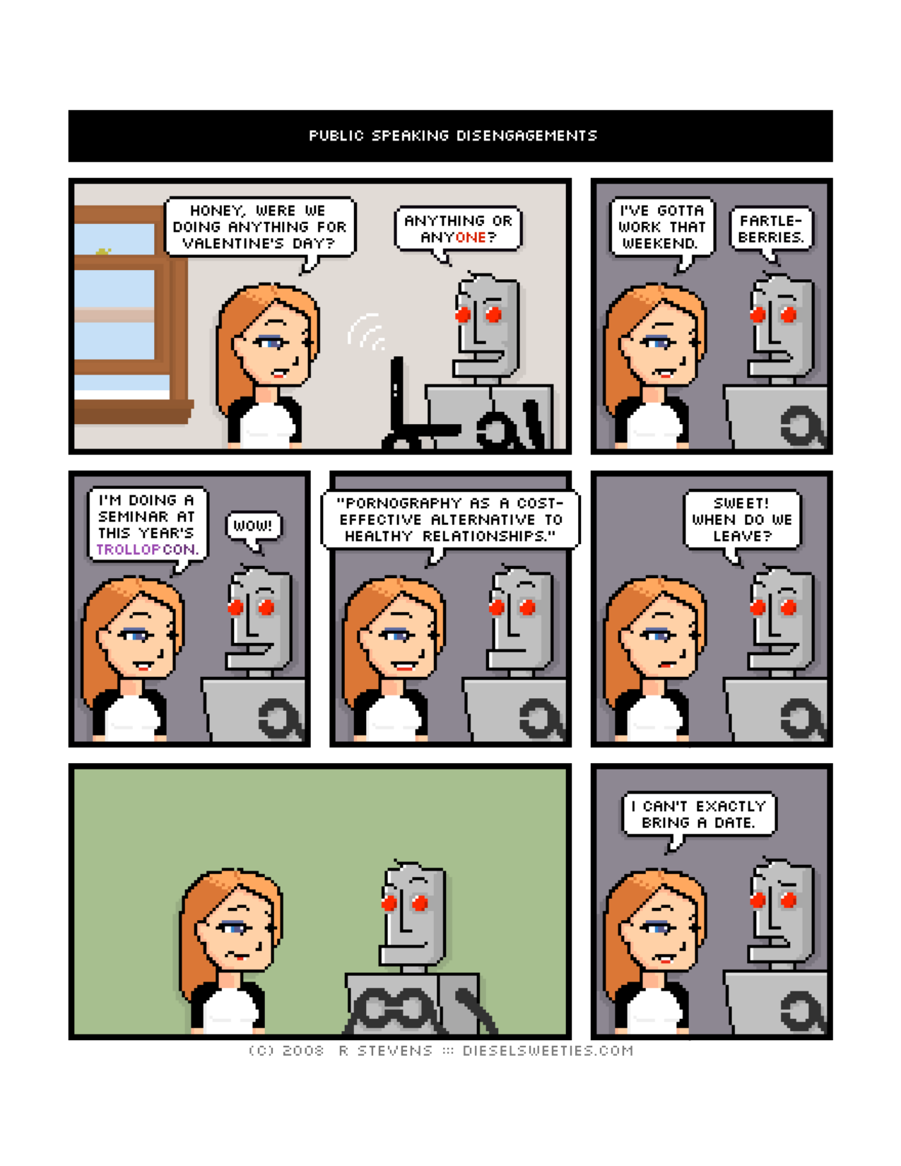 Diesel Sweeties (ebook volumes), page 132. Diesel Sweeties by R. Stevens, CC BY-NC. https://dieselsweeties.com/ebooks/