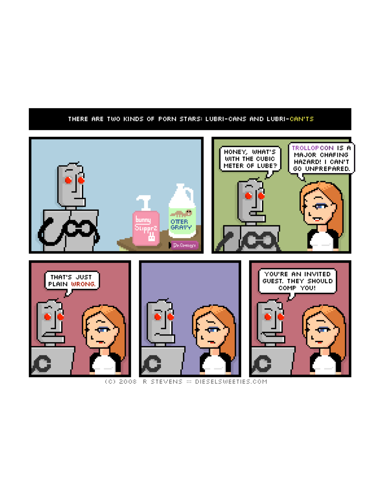 Diesel Sweeties (ebook volumes), page 138. Diesel Sweeties by R. Stevens, CC BY-NC. https://dieselsweeties.com/ebooks/