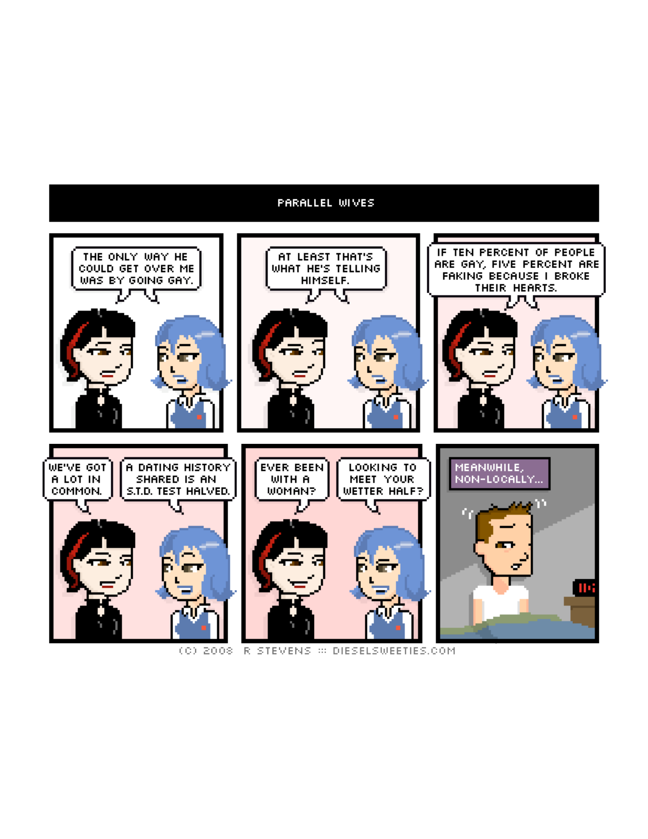Diesel Sweeties (ebook volumes), page 140. Diesel Sweeties by R. Stevens, CC BY-NC. https://dieselsweeties.com/ebooks/