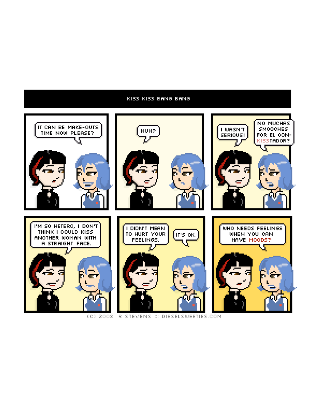 Diesel Sweeties (ebook volumes), page 141. Diesel Sweeties by R. Stevens, CC BY-NC. https://dieselsweeties.com/ebooks/