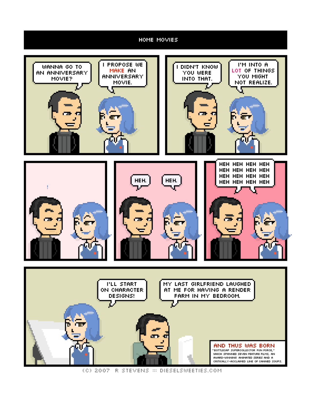 Diesel Sweeties (ebook volumes), page 16. Diesel Sweeties by R. Stevens, CC BY-NC. https://dieselsweeties.com/ebooks/