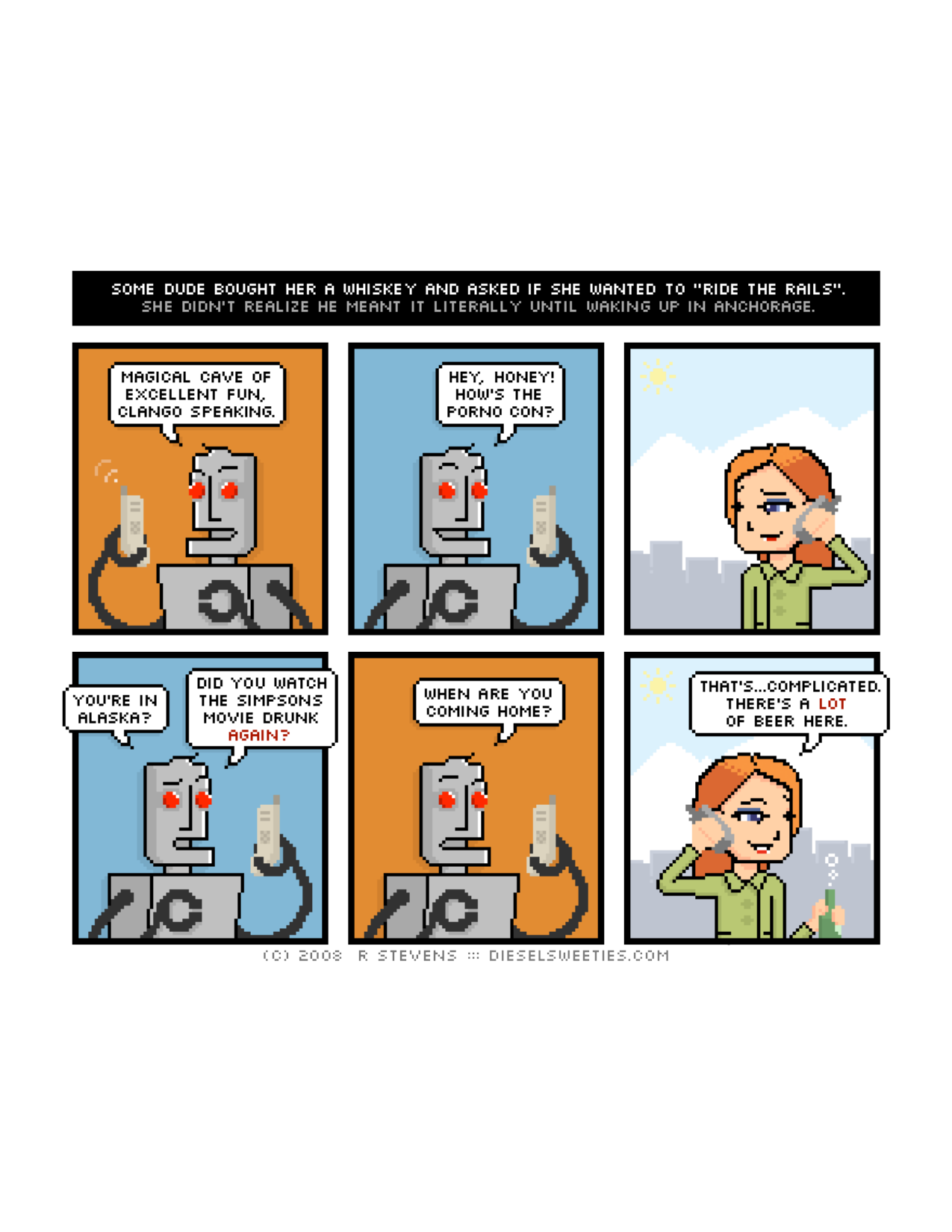 Diesel Sweeties (ebook volumes), page 154. Diesel Sweeties by R. Stevens, CC BY-NC. https://dieselsweeties.com/ebooks/