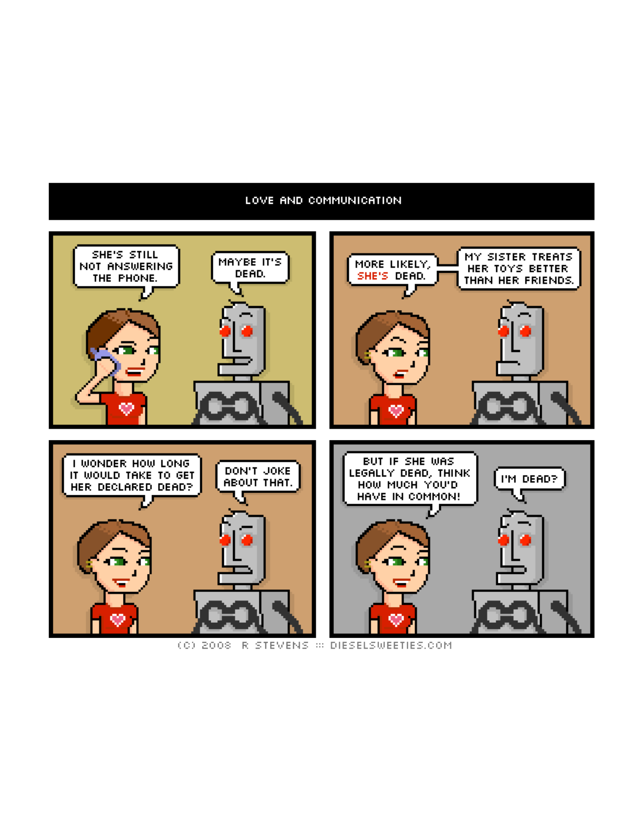 Diesel Sweeties (ebook volumes), page 168. Diesel Sweeties by R. Stevens, CC BY-NC. https://dieselsweeties.com/ebooks/