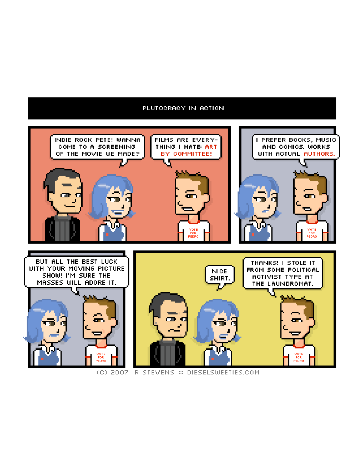 Diesel Sweeties (ebook volumes), page 18. Diesel Sweeties by R. Stevens, CC BY-NC. https://dieselsweeties.com/ebooks/
