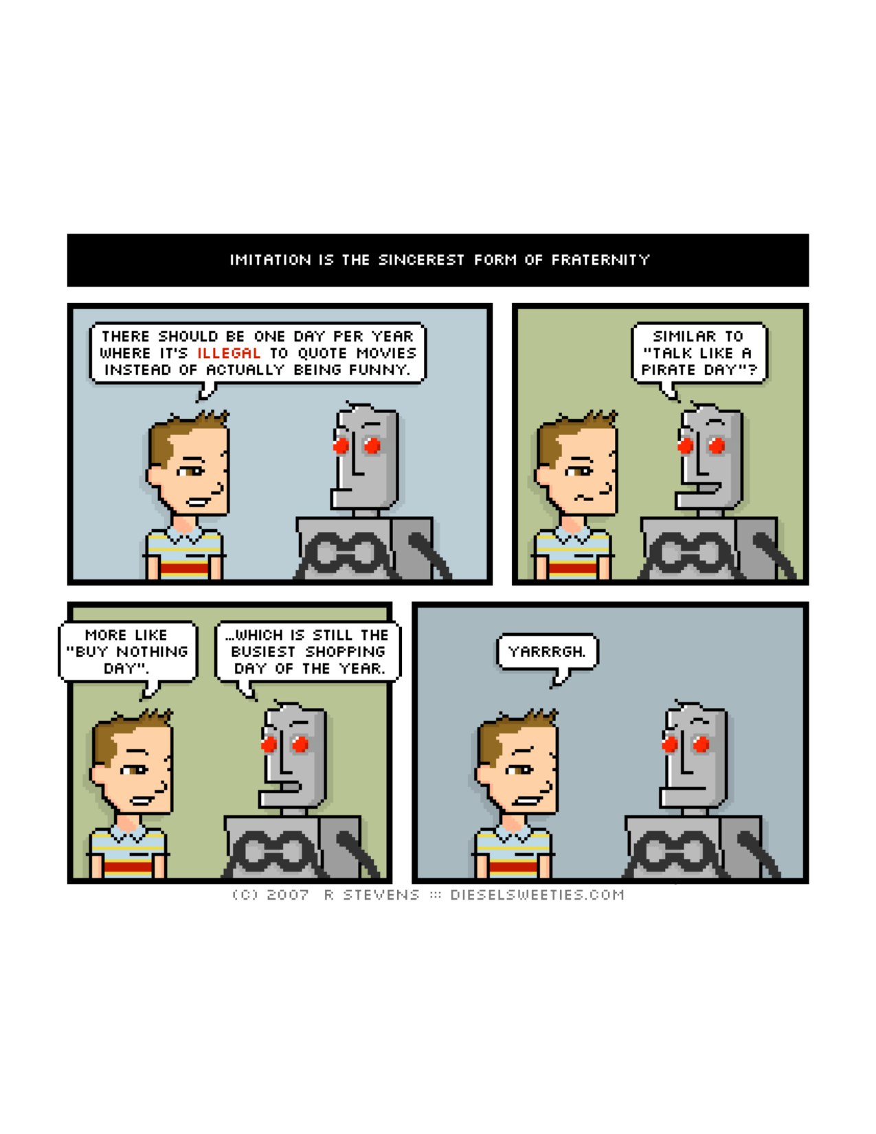 Diesel Sweeties (ebook volumes), page 25. Diesel Sweeties by R. Stevens, CC BY-NC. https://dieselsweeties.com/ebooks/