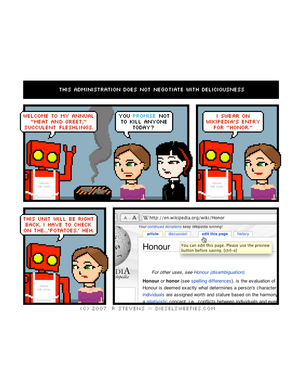 Diesel Sweeties (ebook volumes), page 32. Diesel Sweeties by R. Stevens, CC BY-NC. https://dieselsweeties.com/ebooks/
