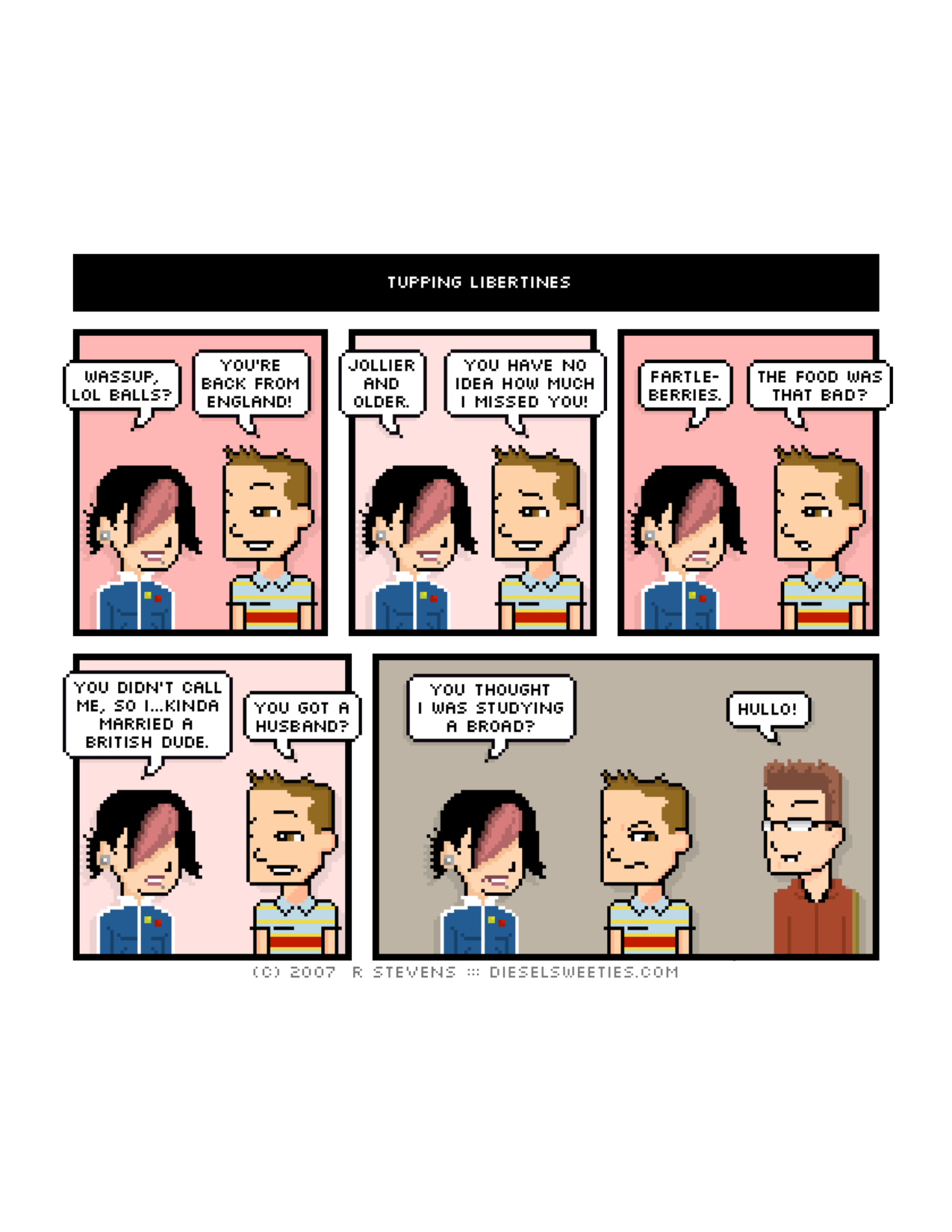 Diesel Sweeties (ebook volumes), page 33. Diesel Sweeties by R. Stevens, CC BY-NC. https://dieselsweeties.com/ebooks/