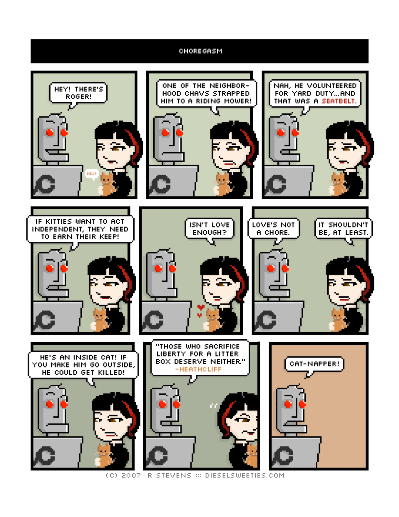 Diesel Sweeties (ebook volumes), page 43. Diesel Sweeties by R. Stevens, CC BY-NC. https://dieselsweeties.com/ebooks/