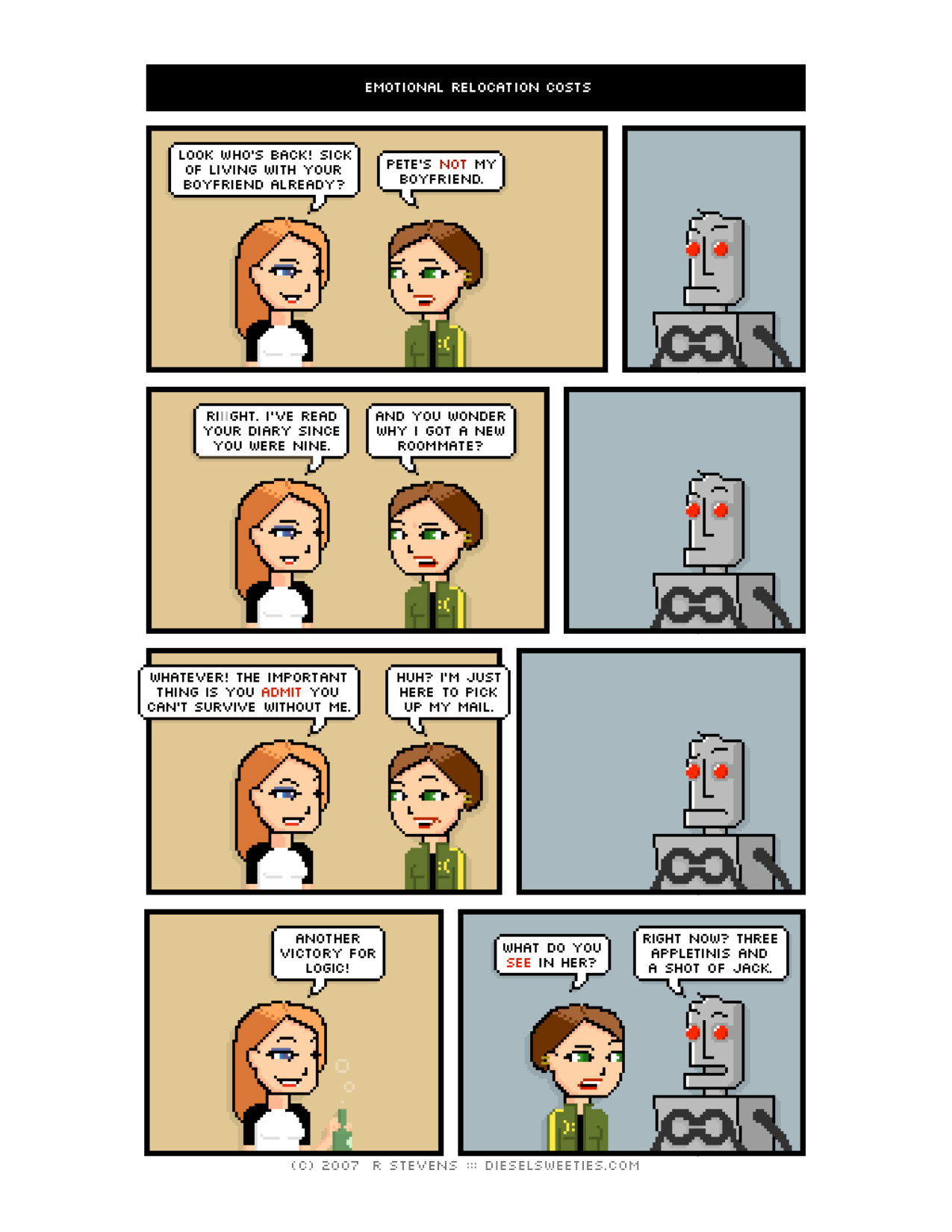 Diesel Sweeties (ebook volumes), page 49. Diesel Sweeties by R. Stevens, CC BY-NC. https://dieselsweeties.com/ebooks/