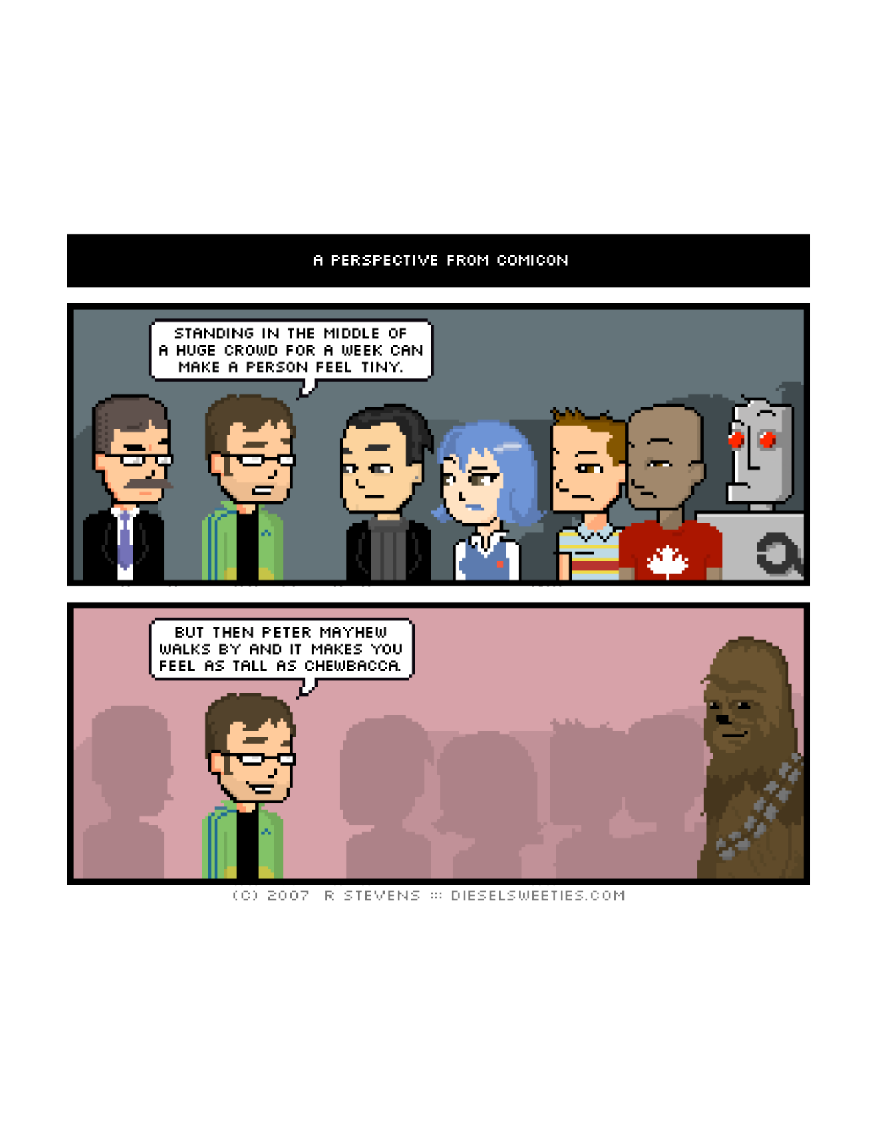 Diesel Sweeties (ebook volumes), page 7. Diesel Sweeties by R. Stevens, CC BY-NC. https://dieselsweeties.com/ebooks/
