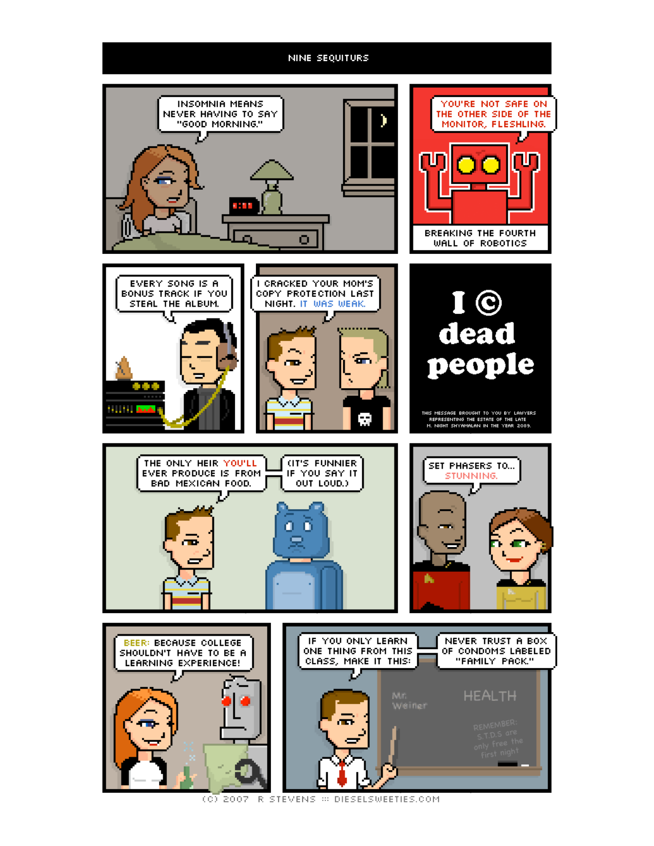 Diesel Sweeties (ebook volumes), page 61. Diesel Sweeties by R. Stevens, CC BY-NC. https://dieselsweeties.com/ebooks/